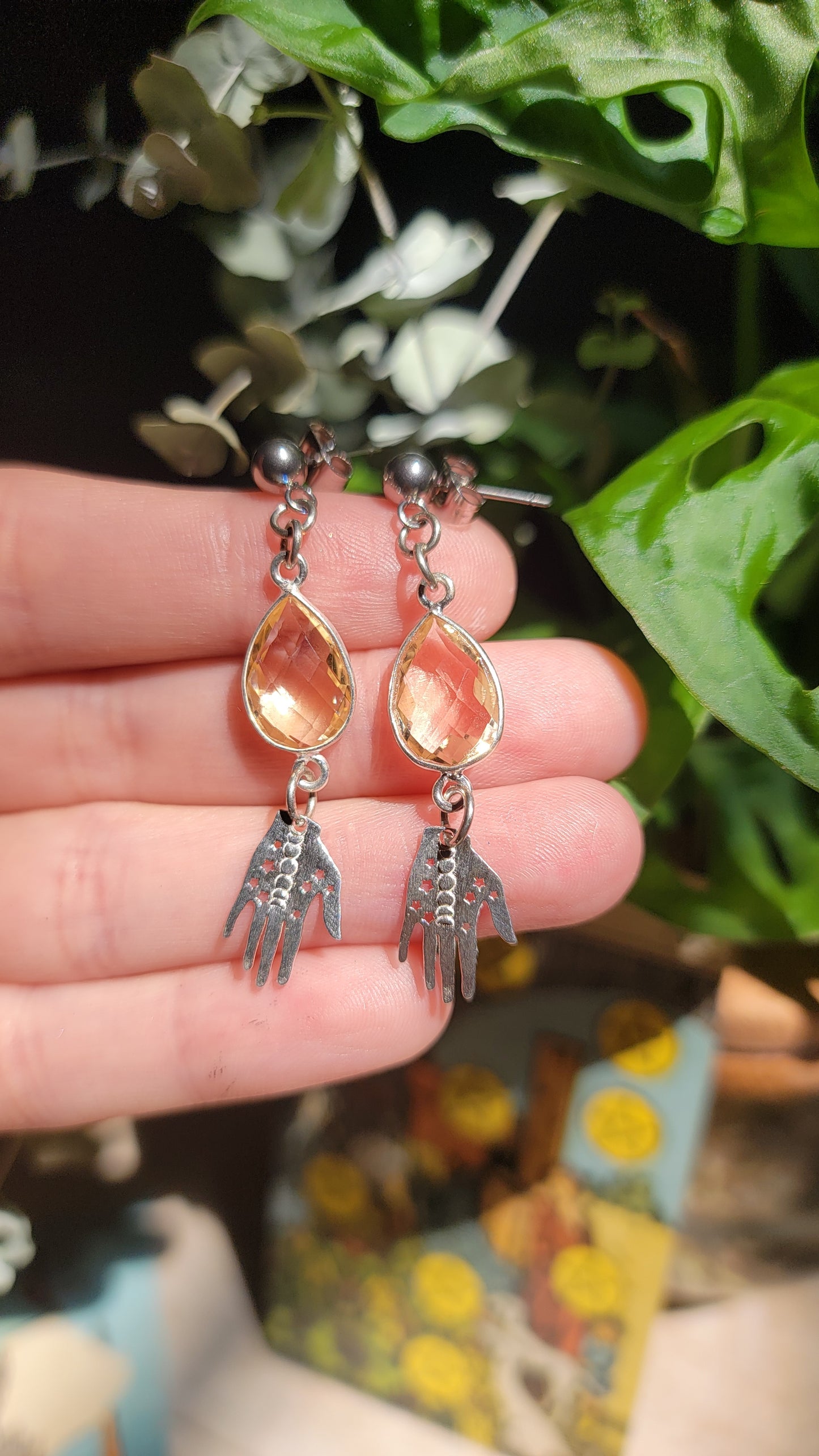 **preorder** Left Handed Palmistry Earrings