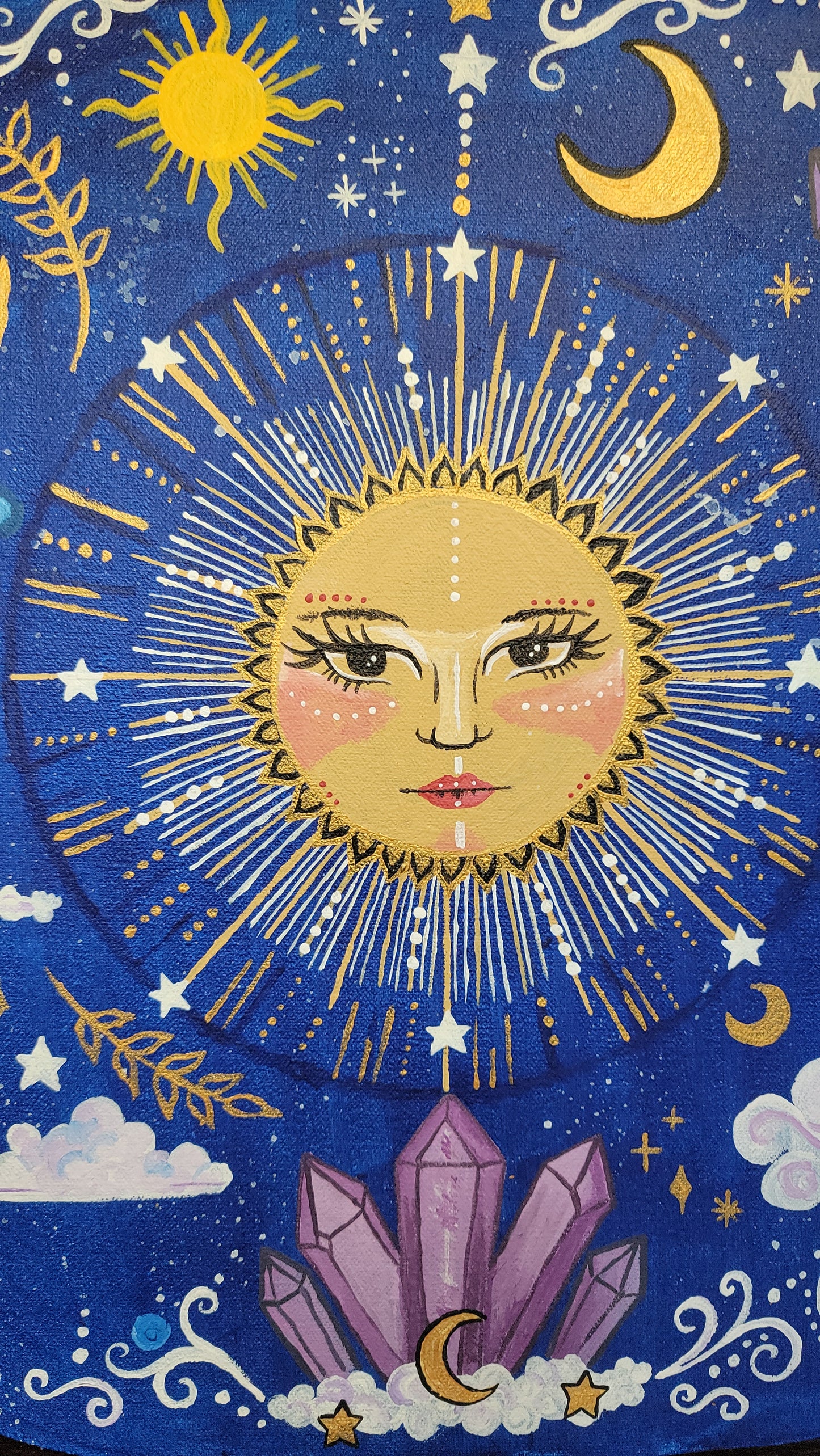 Hand painted Dreamer Altar Mat