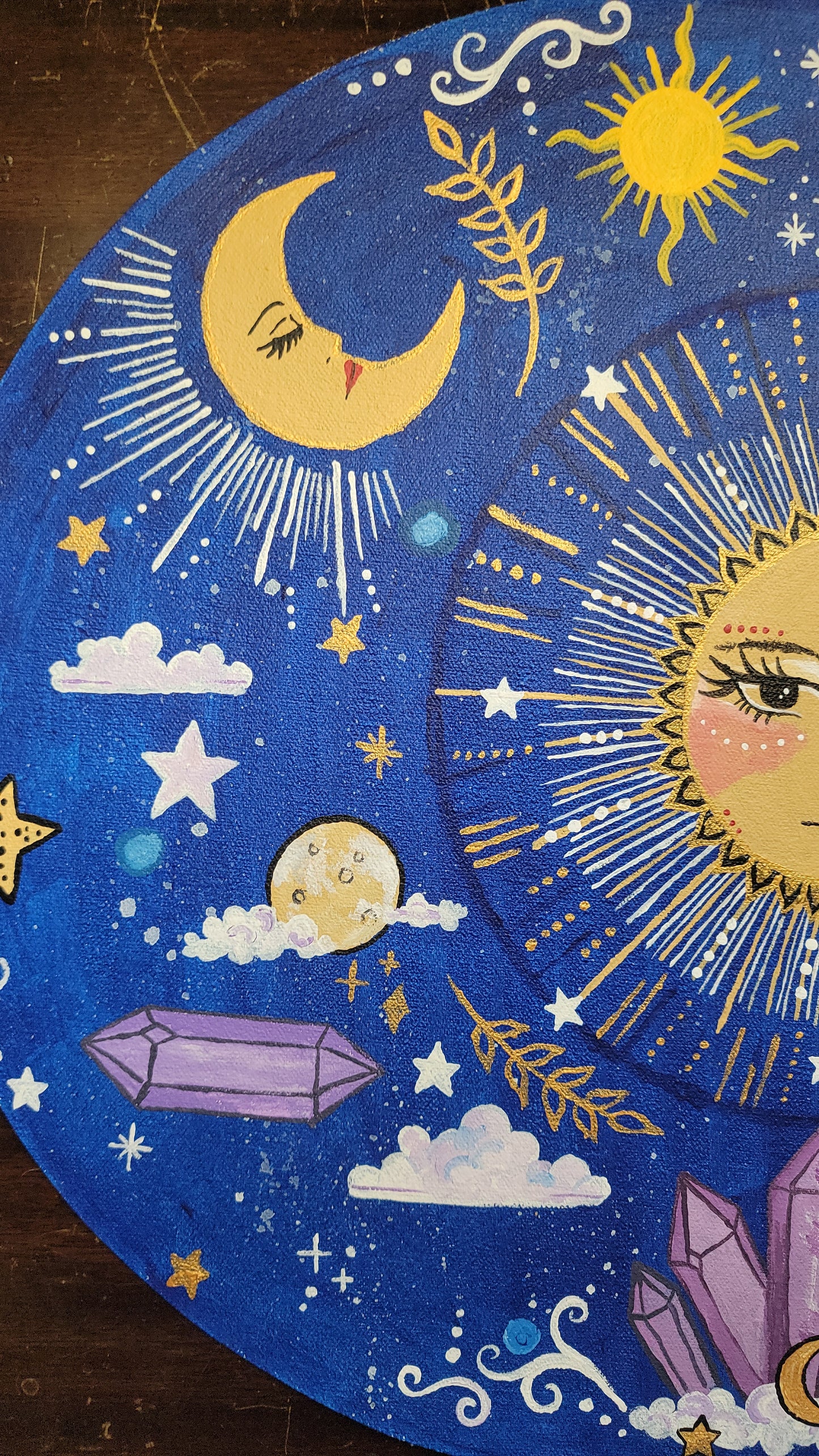 Hand painted Dreamer Altar Mat