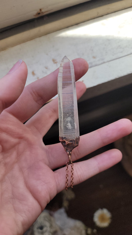 Glimmers of Hope: Simple Lemurian with Phantom Copper Pendant