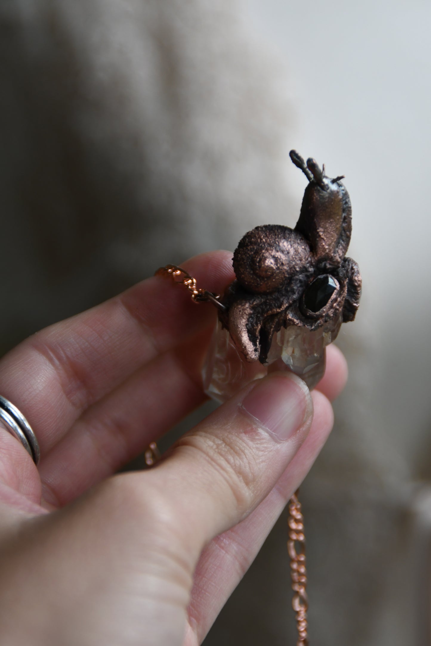 Relics: The Journey Story Weaver Copper Necklace