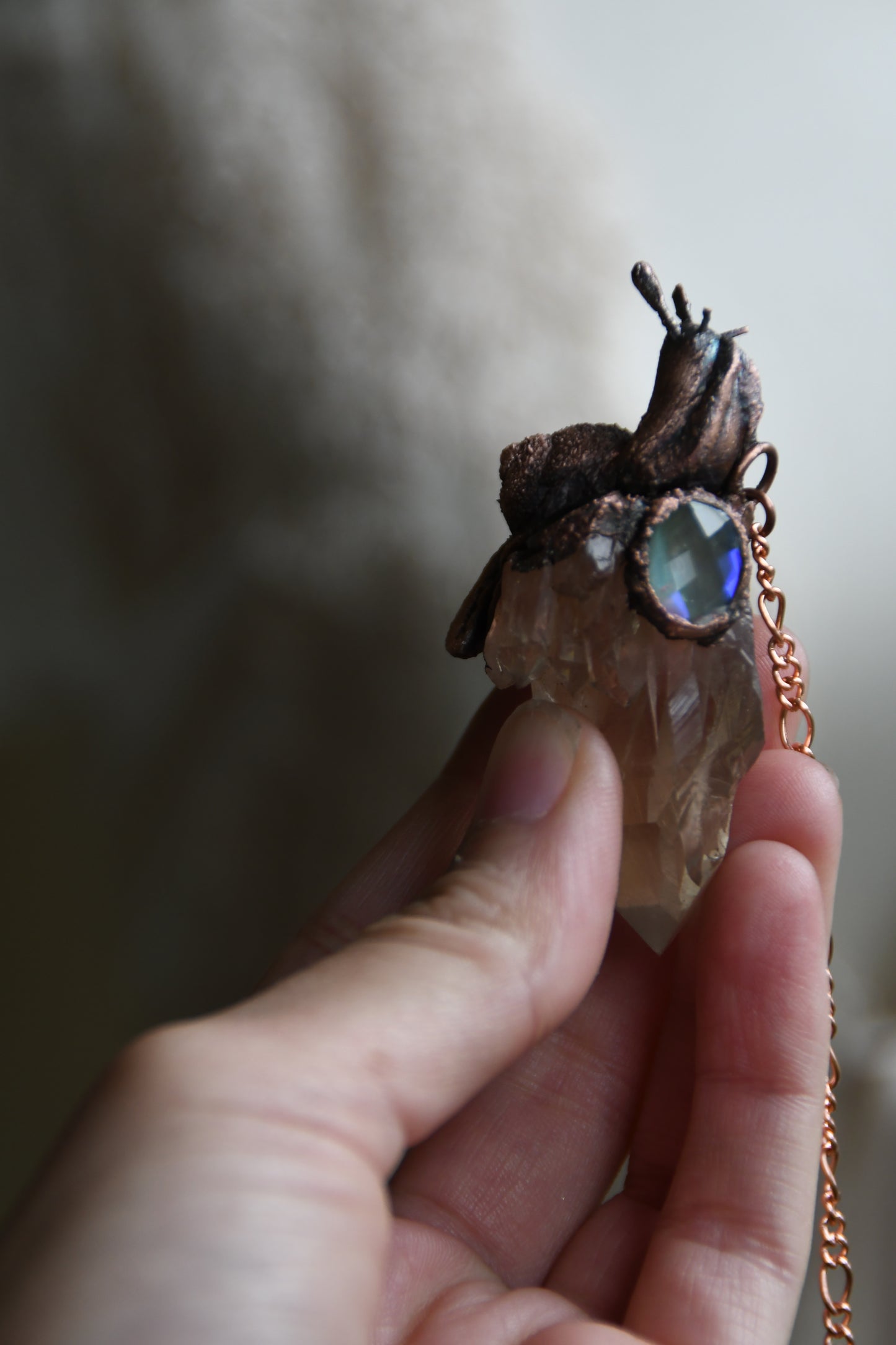 Relics: The Journey Story Weaver Copper Necklace