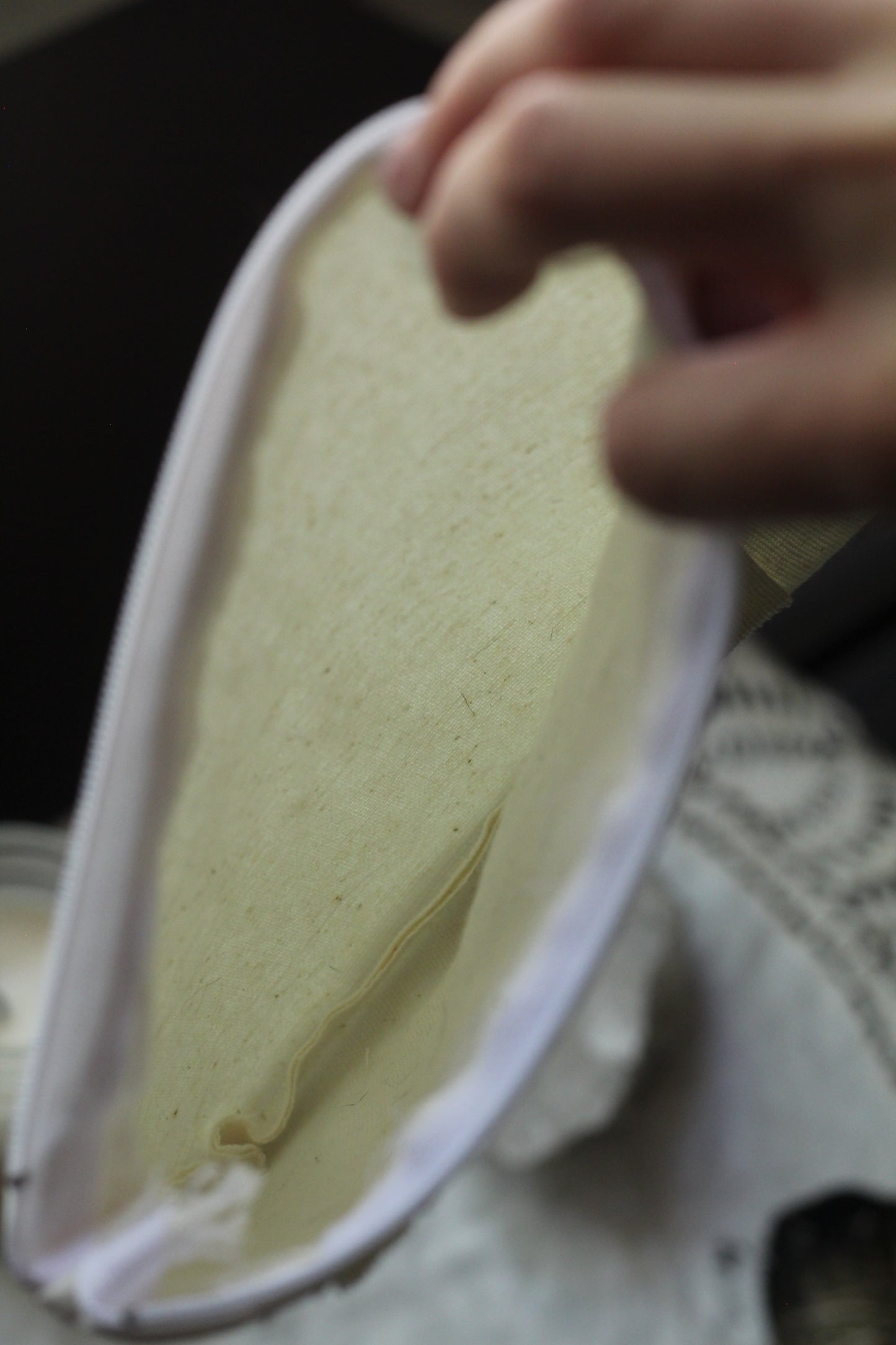 Hand embroidered Tarot/Crystal Zip up Pouch