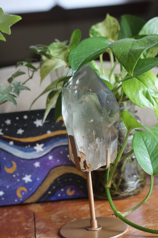 Phantom Quartz on Metal Stand
