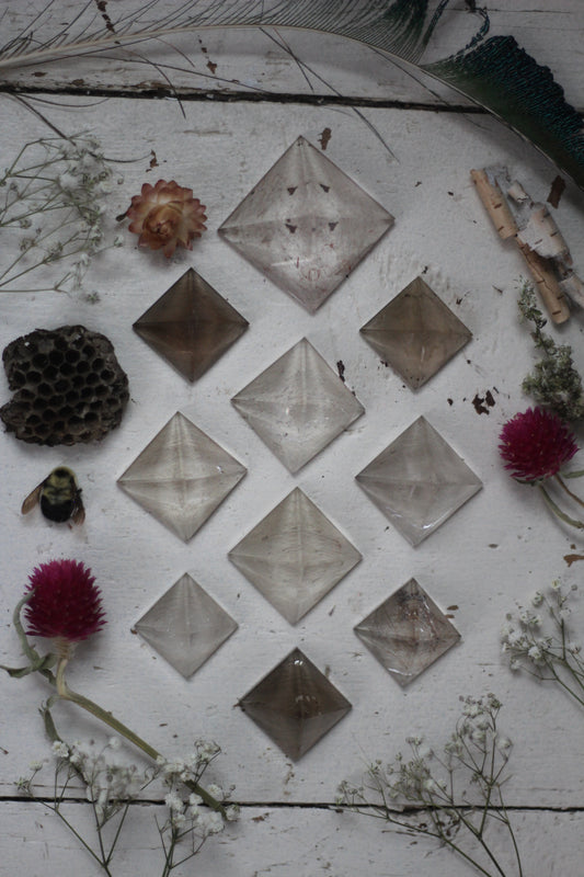 Rutilated Quartz Pyramid