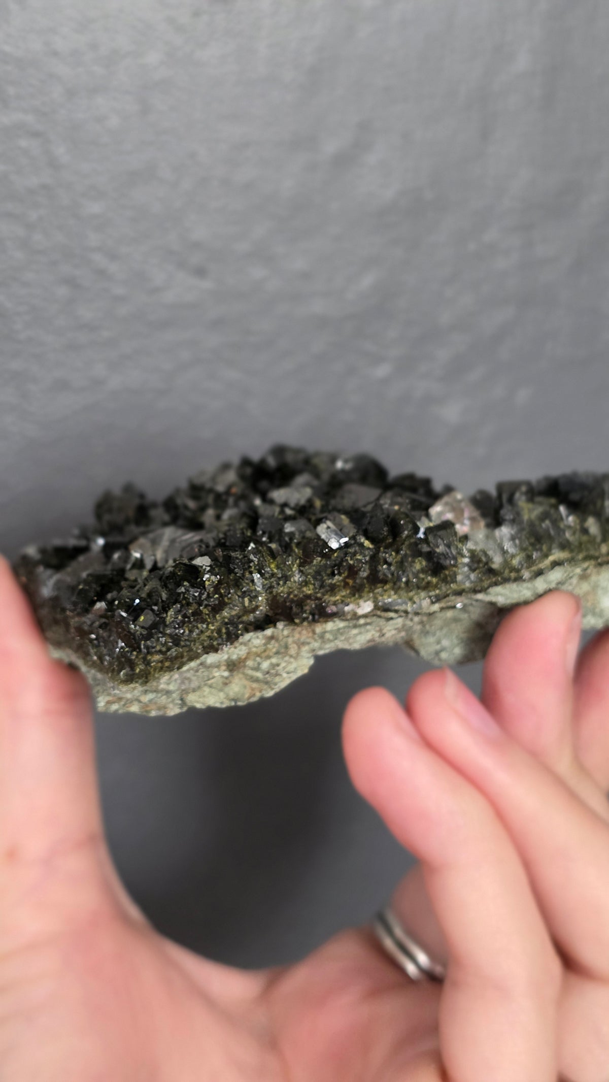 Epidote in Quartz