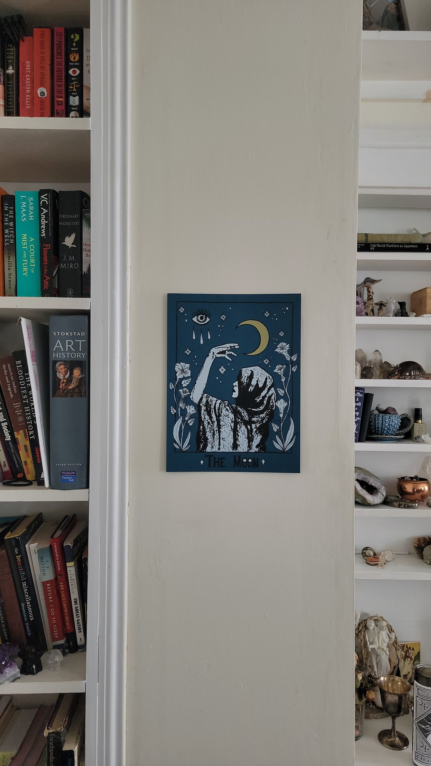 Limited! The Moon Original Drawing Screen Print