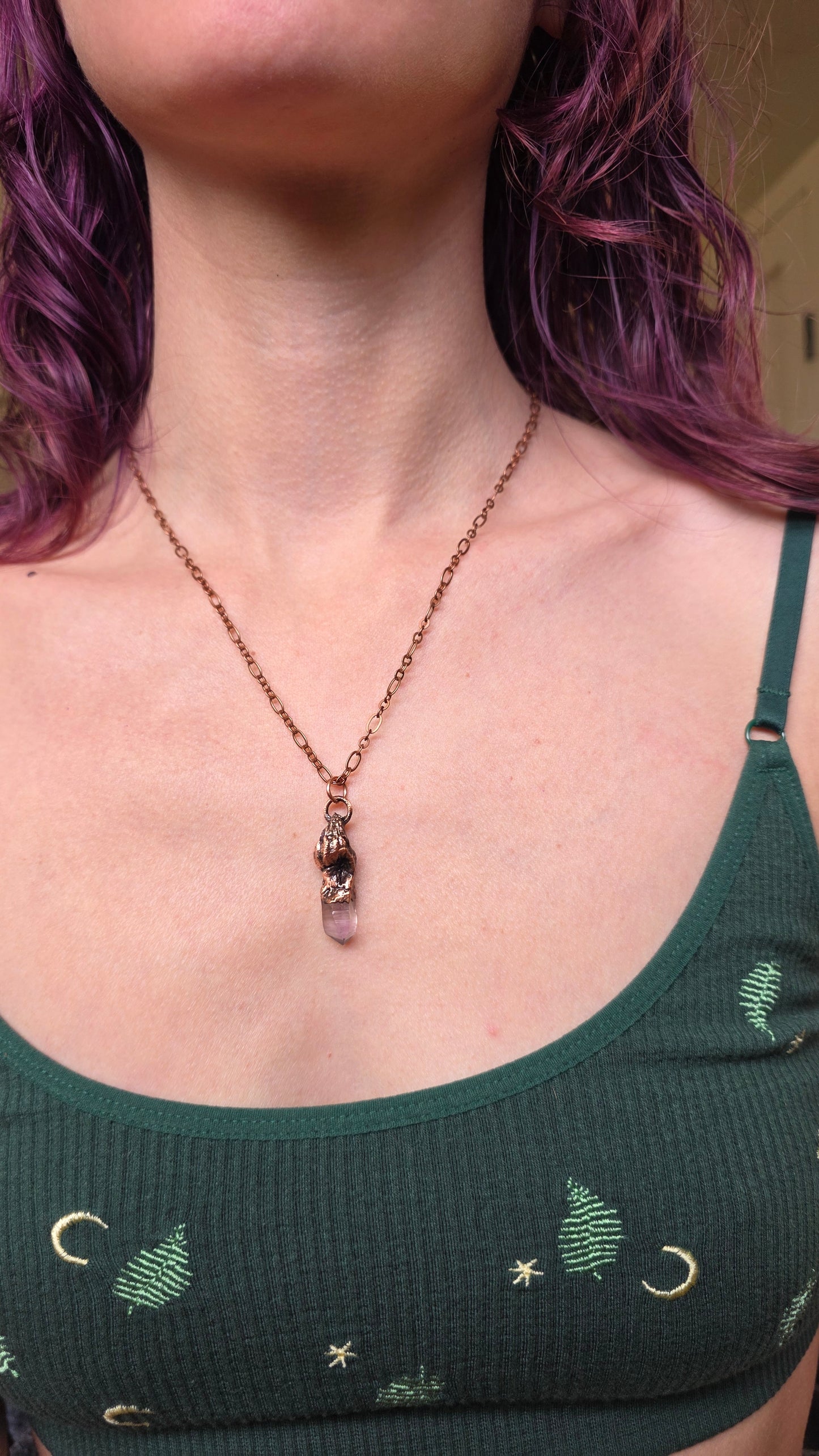 Rooted: Vera Cruz with Real Shell Copper Necklace
