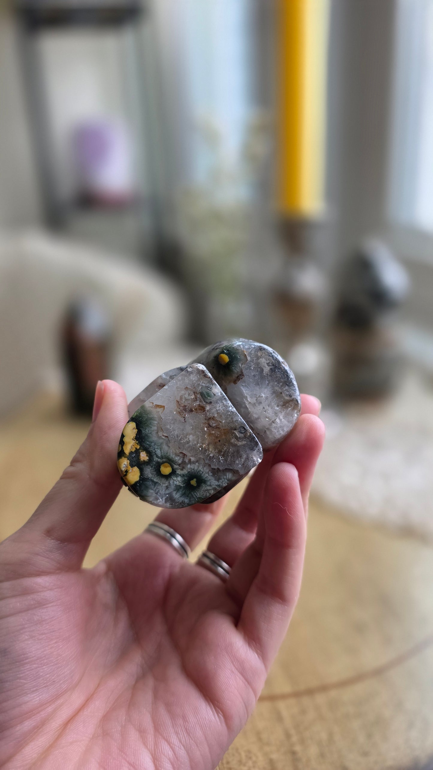 Ocean Jasper Skull 4