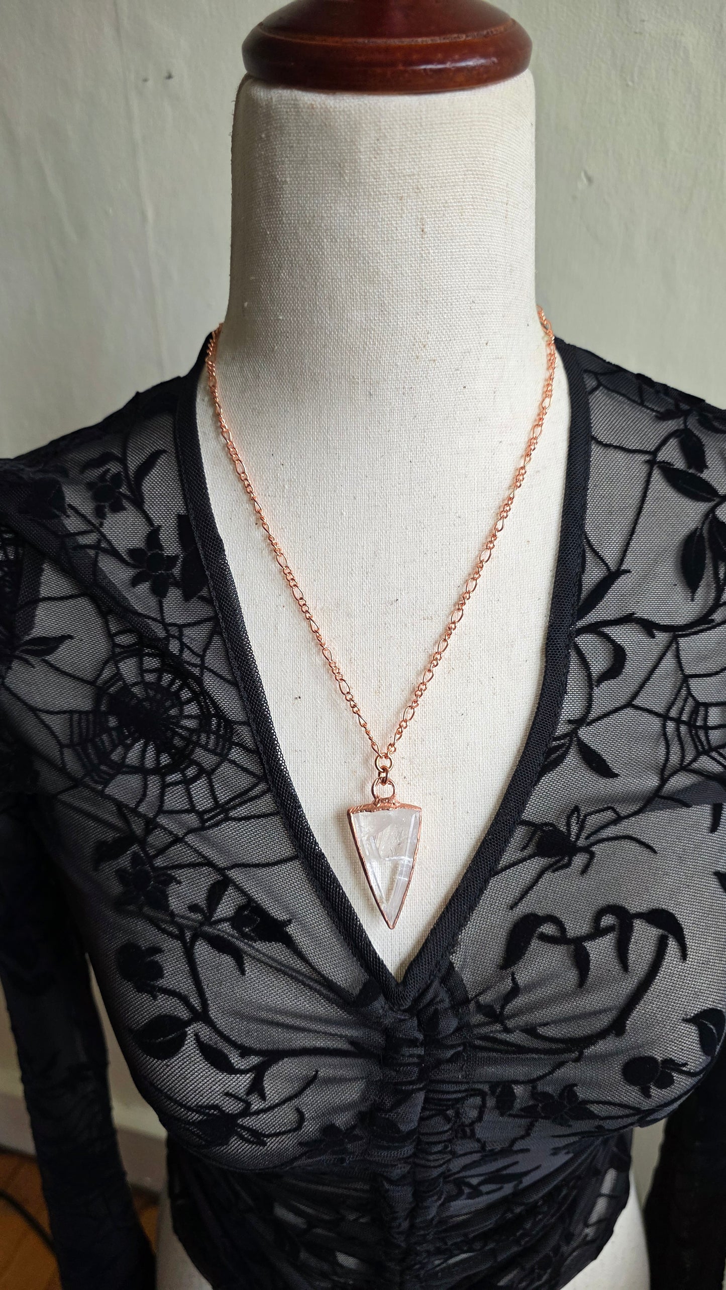 Manifestation Quartz Copper Necklace