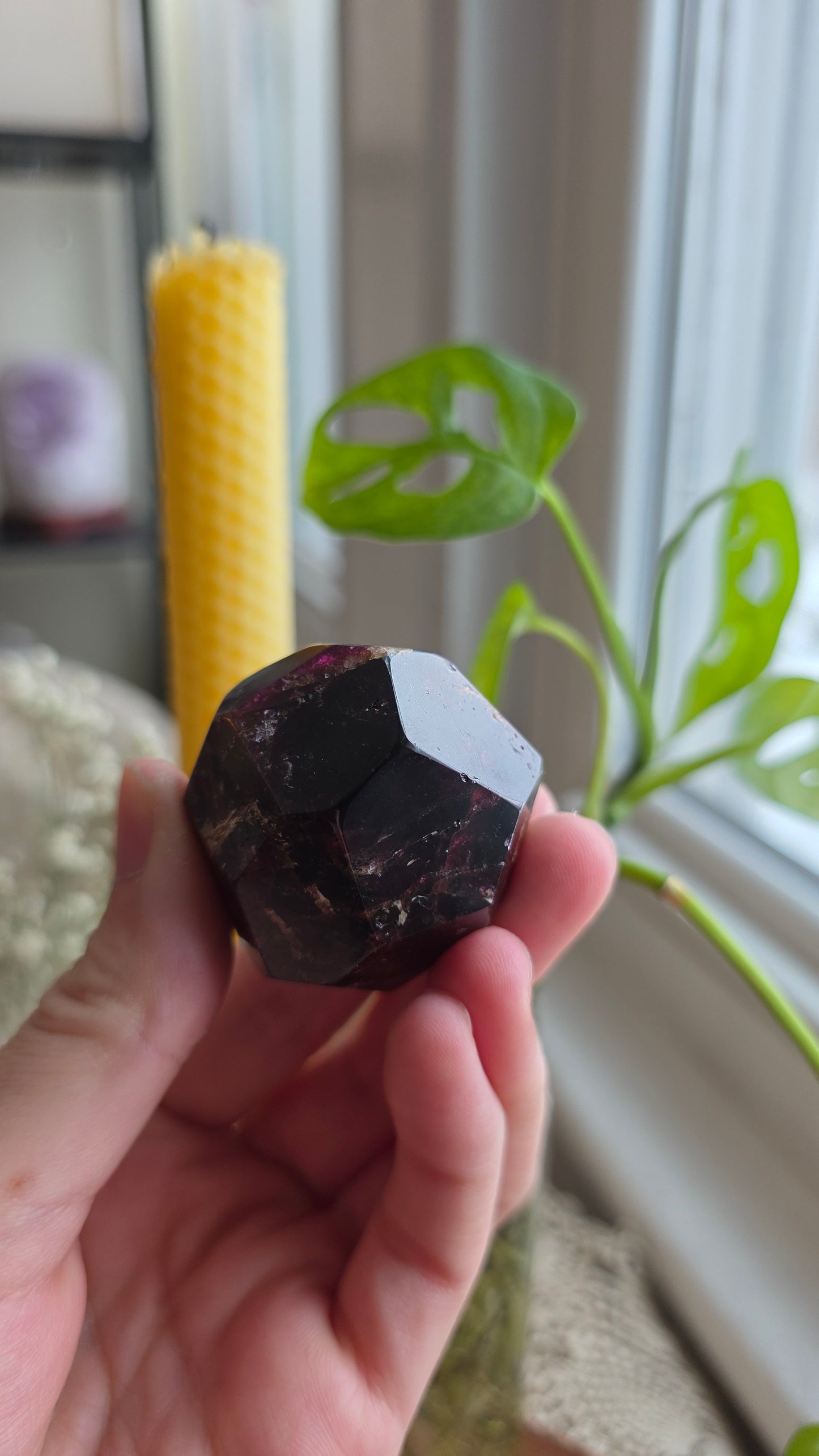 Raspberry Garnet Dodechahedron 13