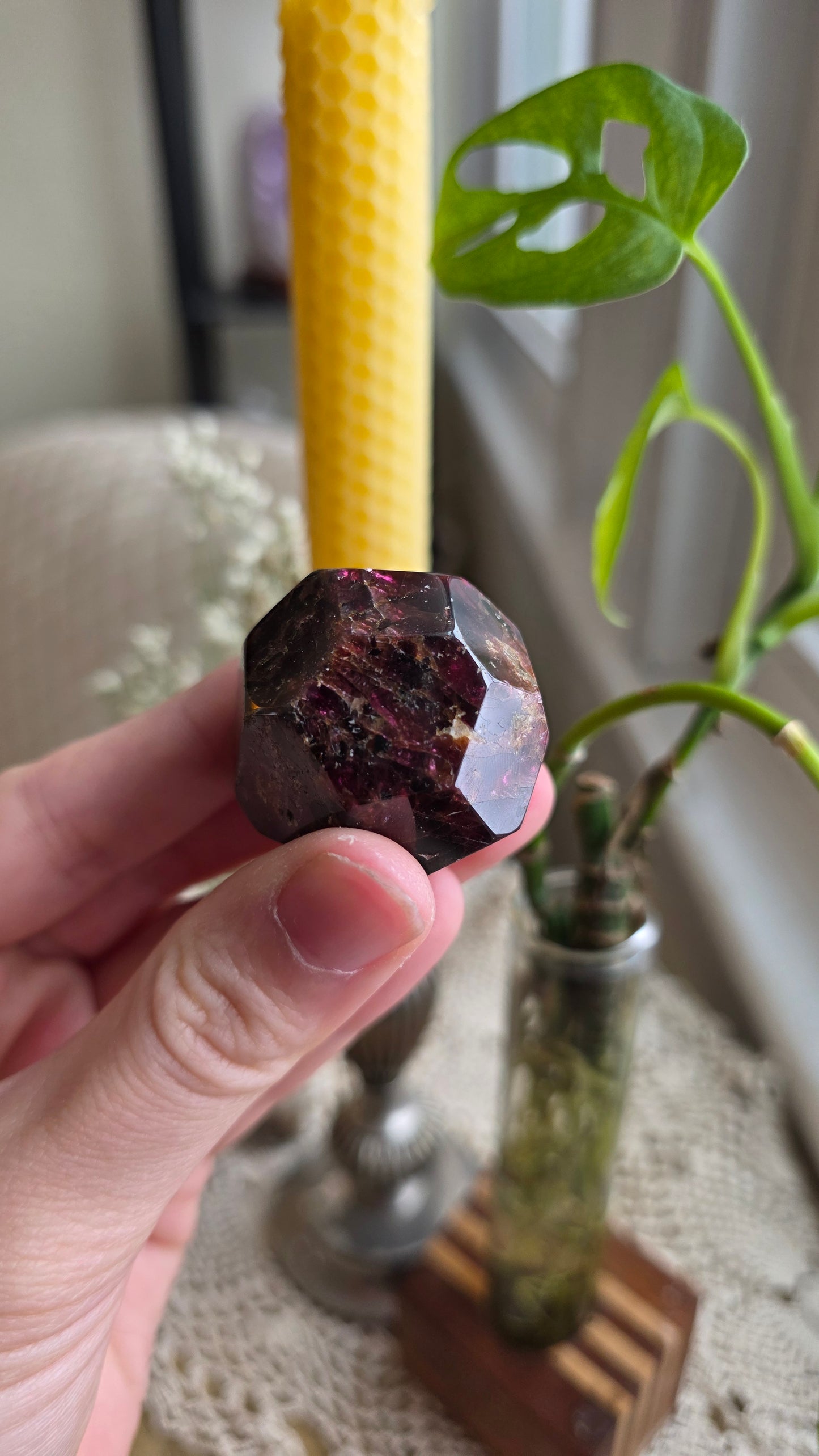 Raspberry Garnet Dodechahedron 11