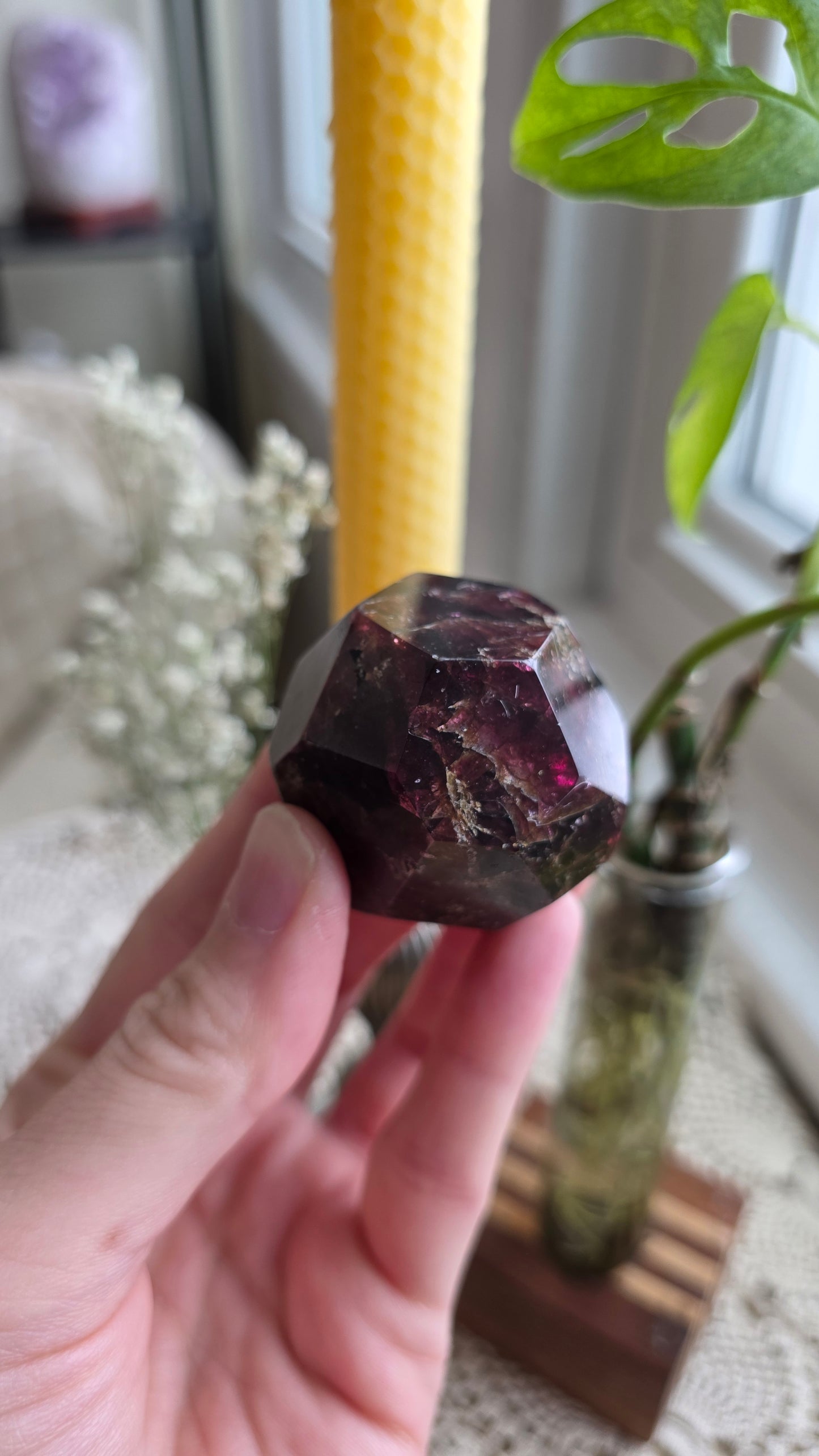 Raspberry Garnet Dodechahedron 3