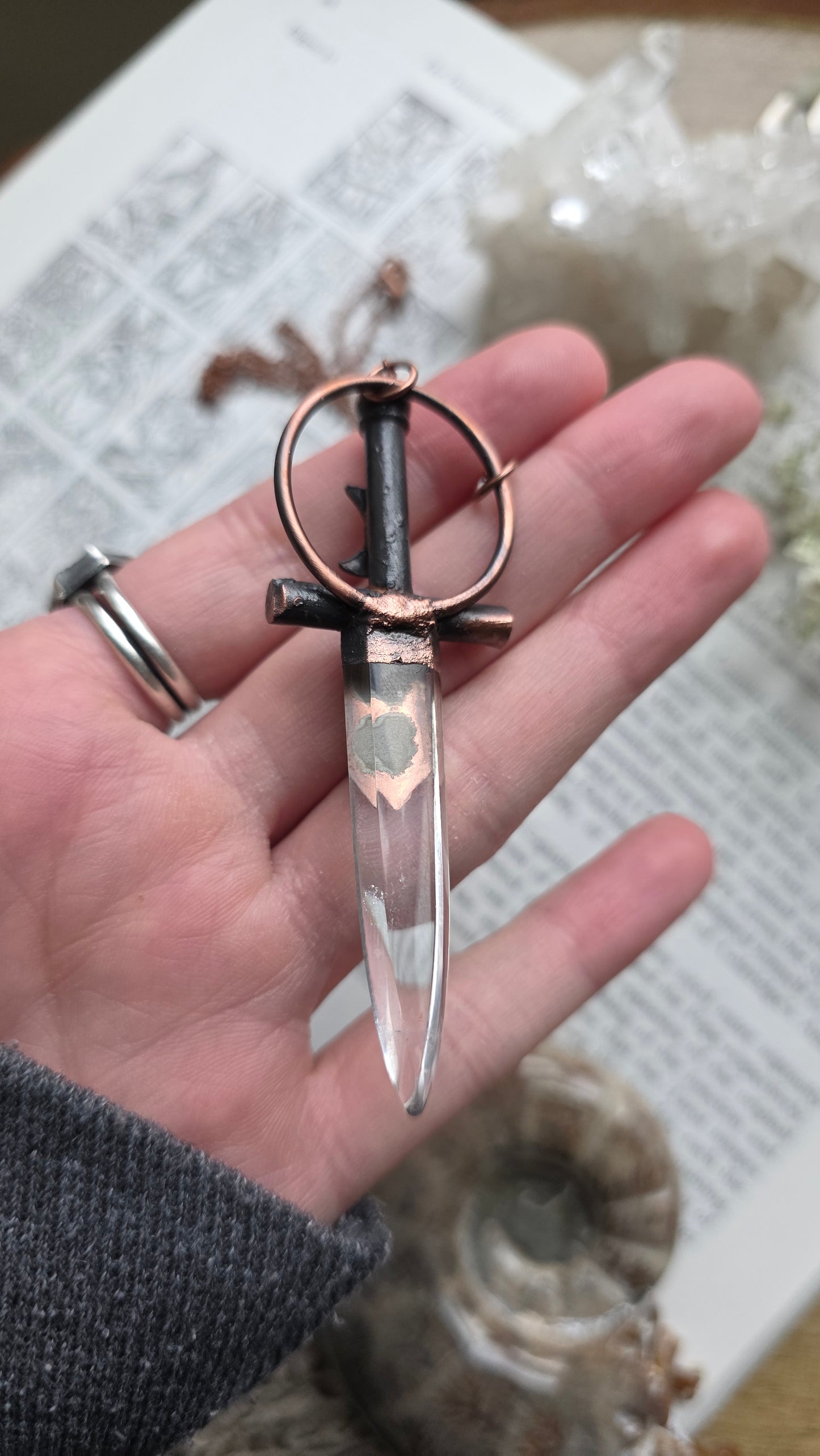 Celestial Warrior Pendant: Seraphina