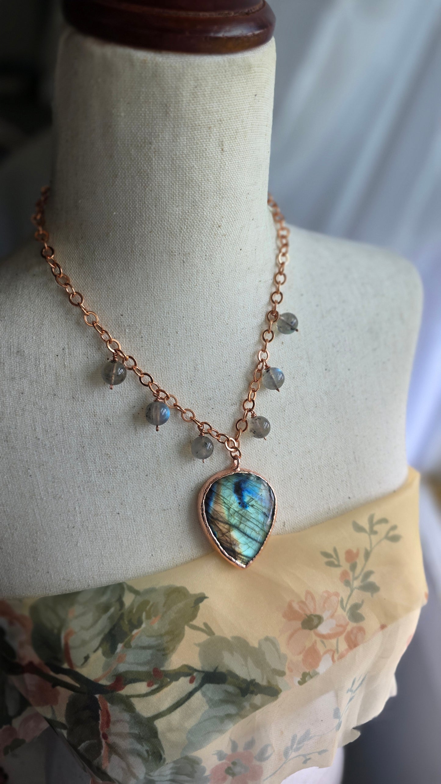 Labradorite Copper Necklace