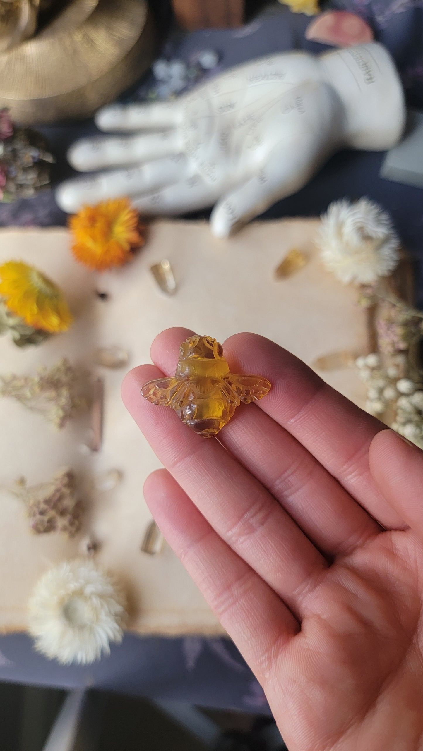 Chiapas Amber Bee Necklace