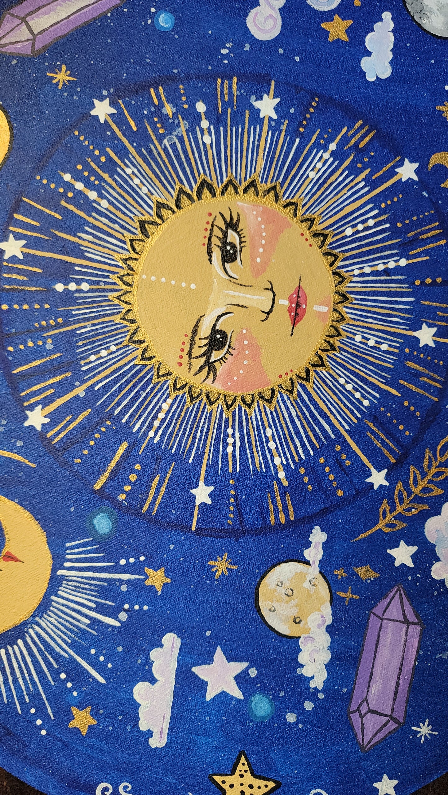 Hand painted Dreamer Altar Mat