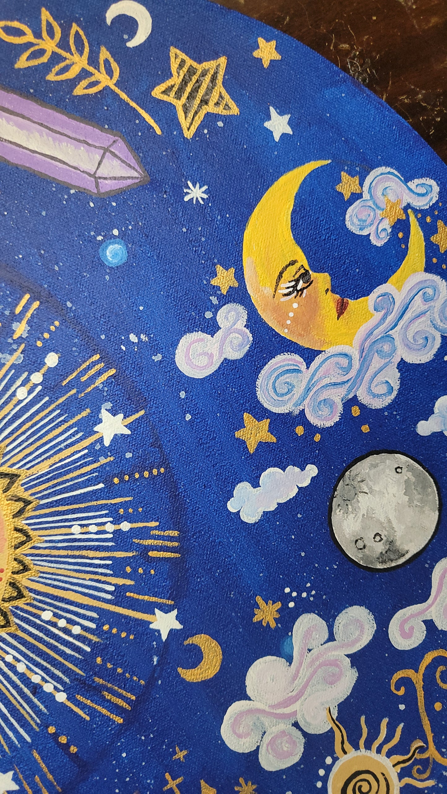 Hand painted Dreamer Altar Mat