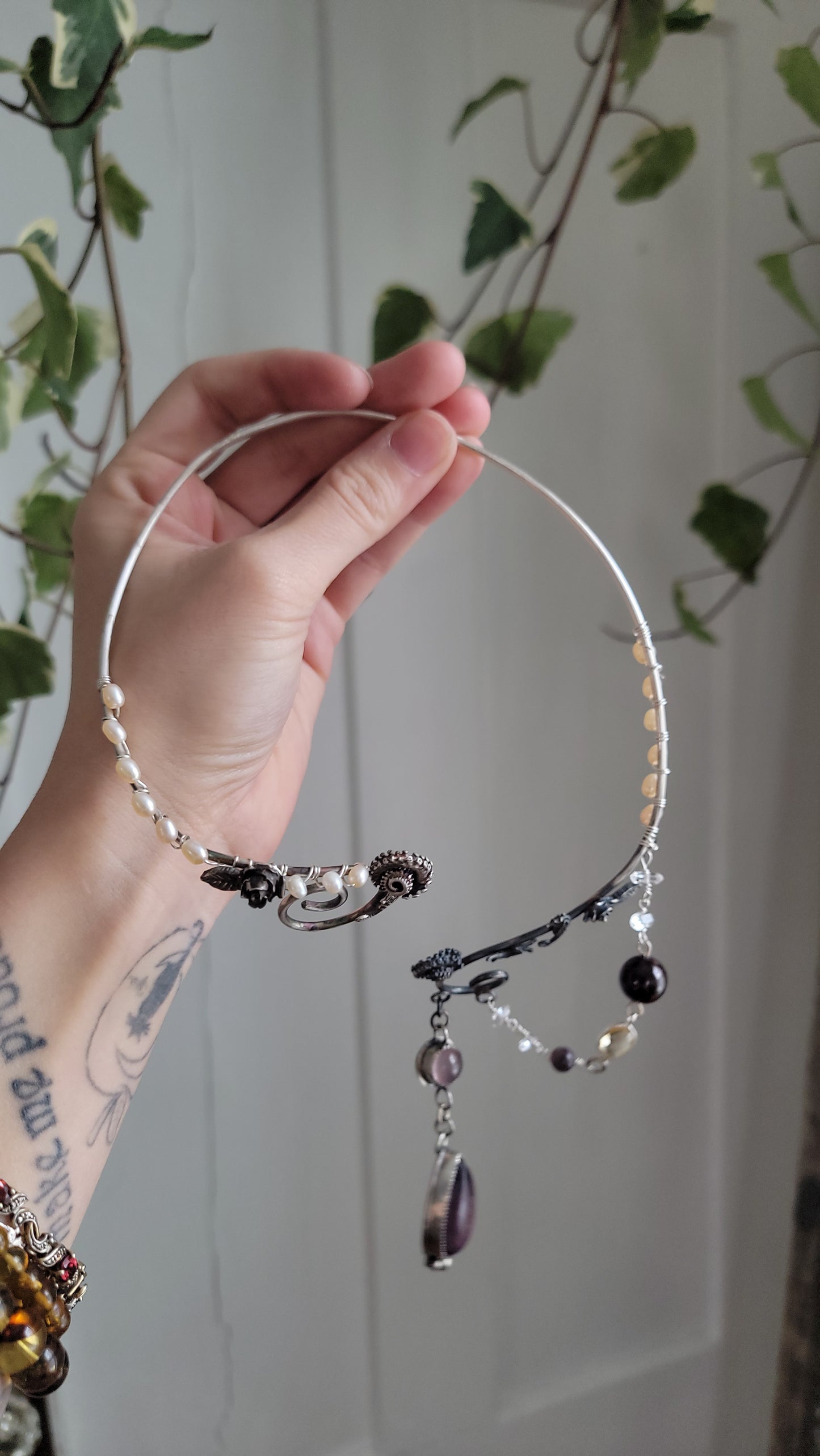 The Siren's Lore sterling silver choker