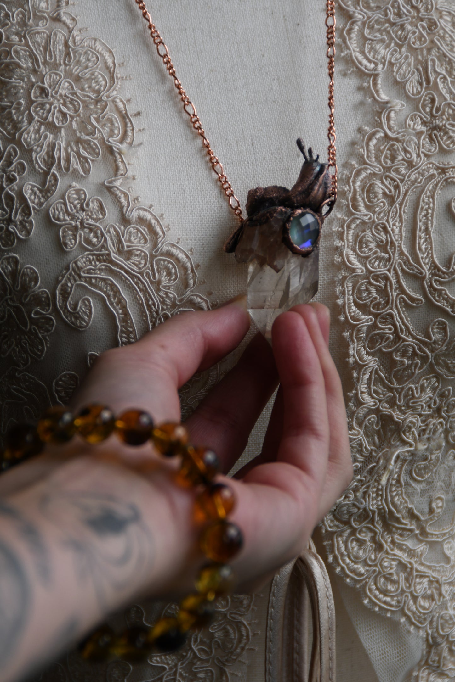 Relics: The Journey Story Weaver Copper Necklace