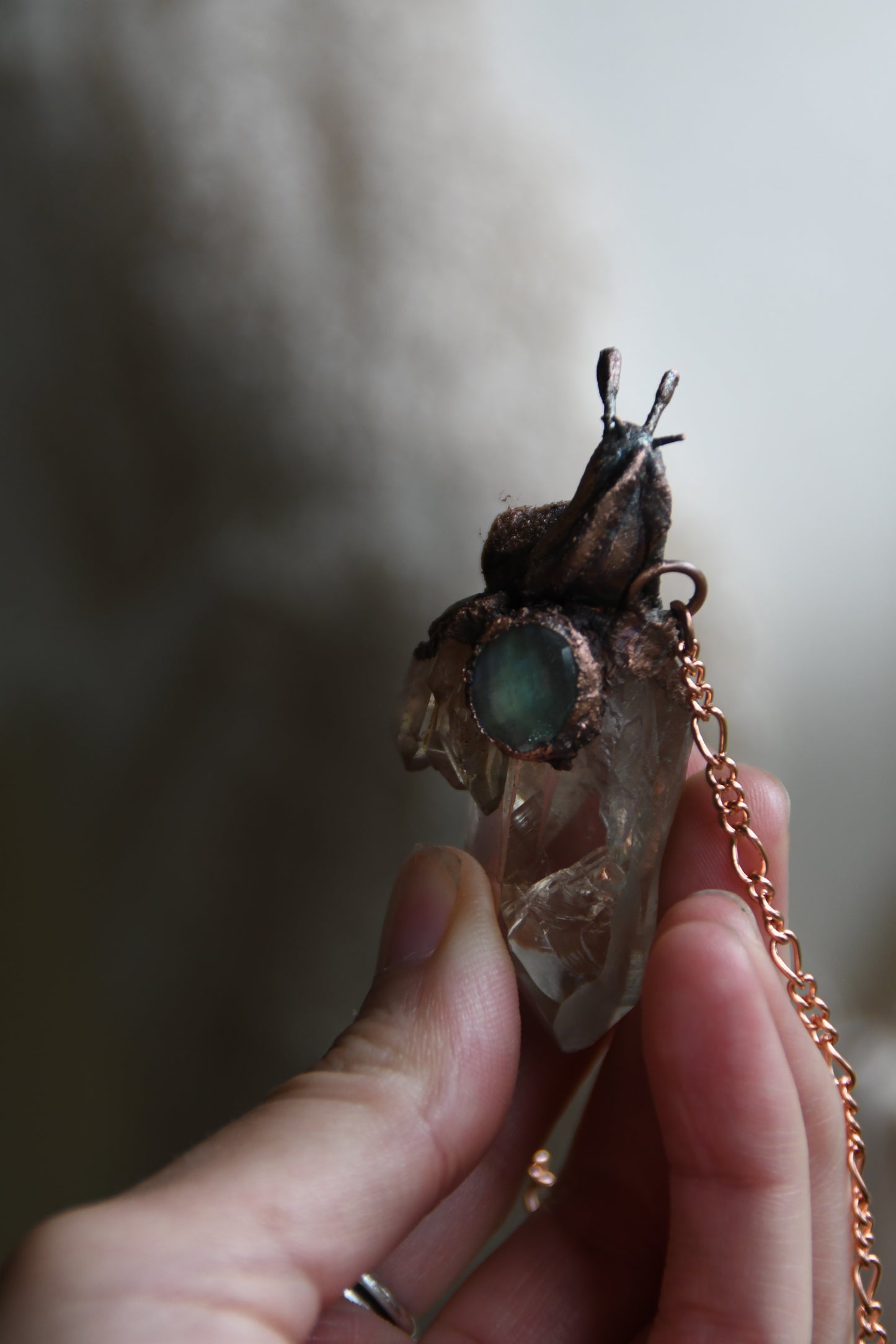 Relics: The Journey Story Weaver Copper Necklace