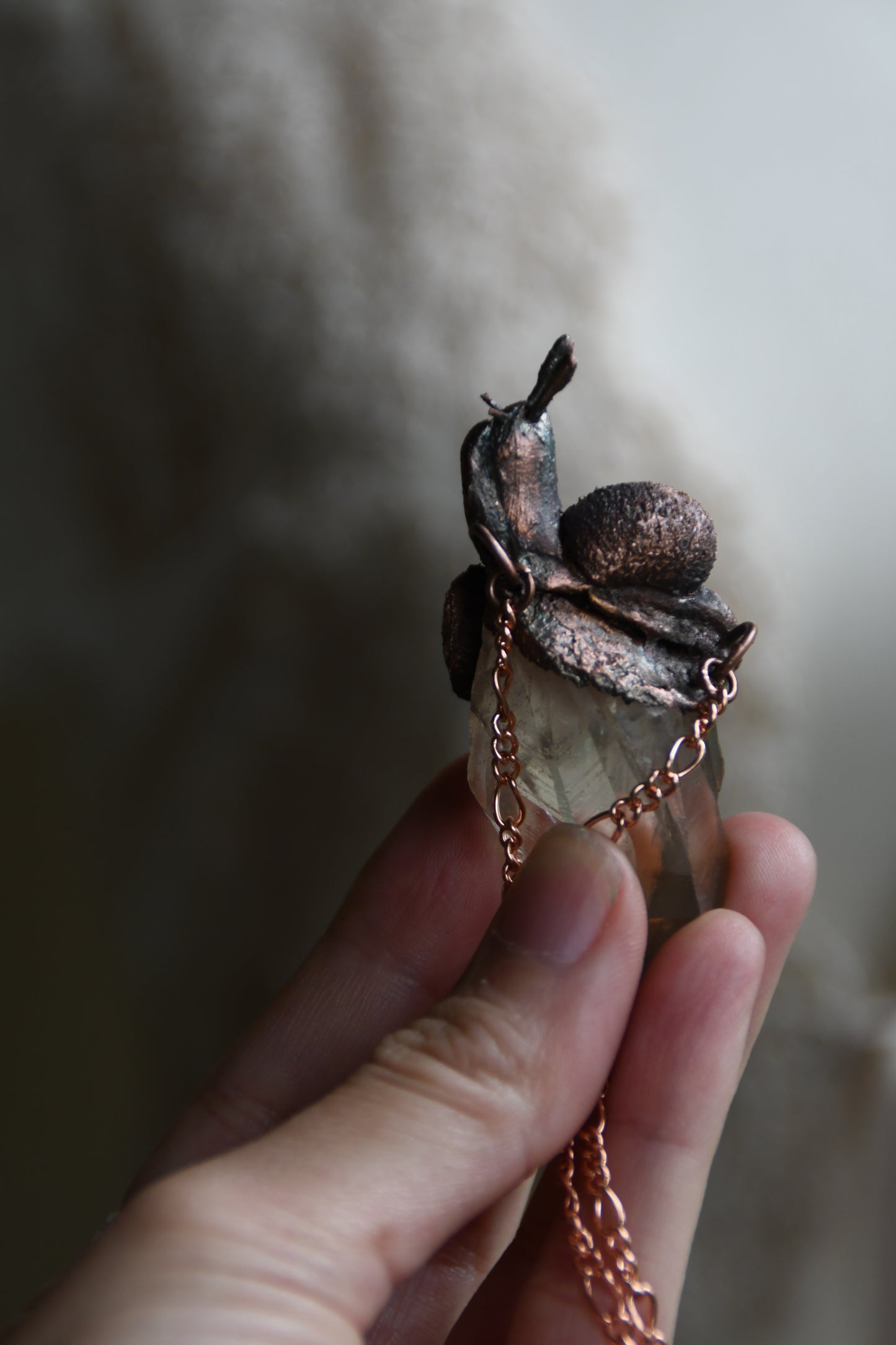 Relics: The Journey Story Weaver Copper Necklace