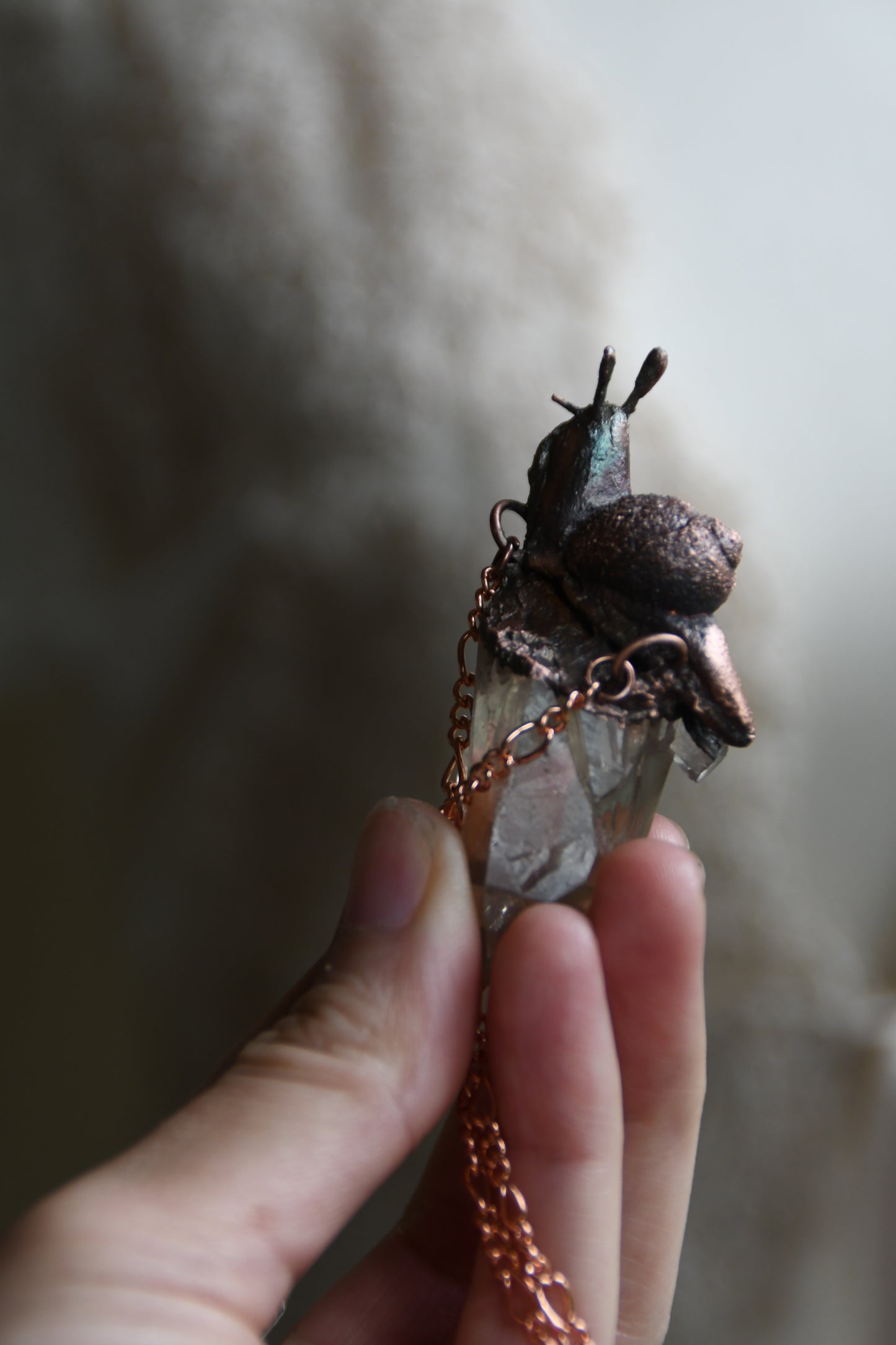 Relics: The Journey Story Weaver Copper Necklace
