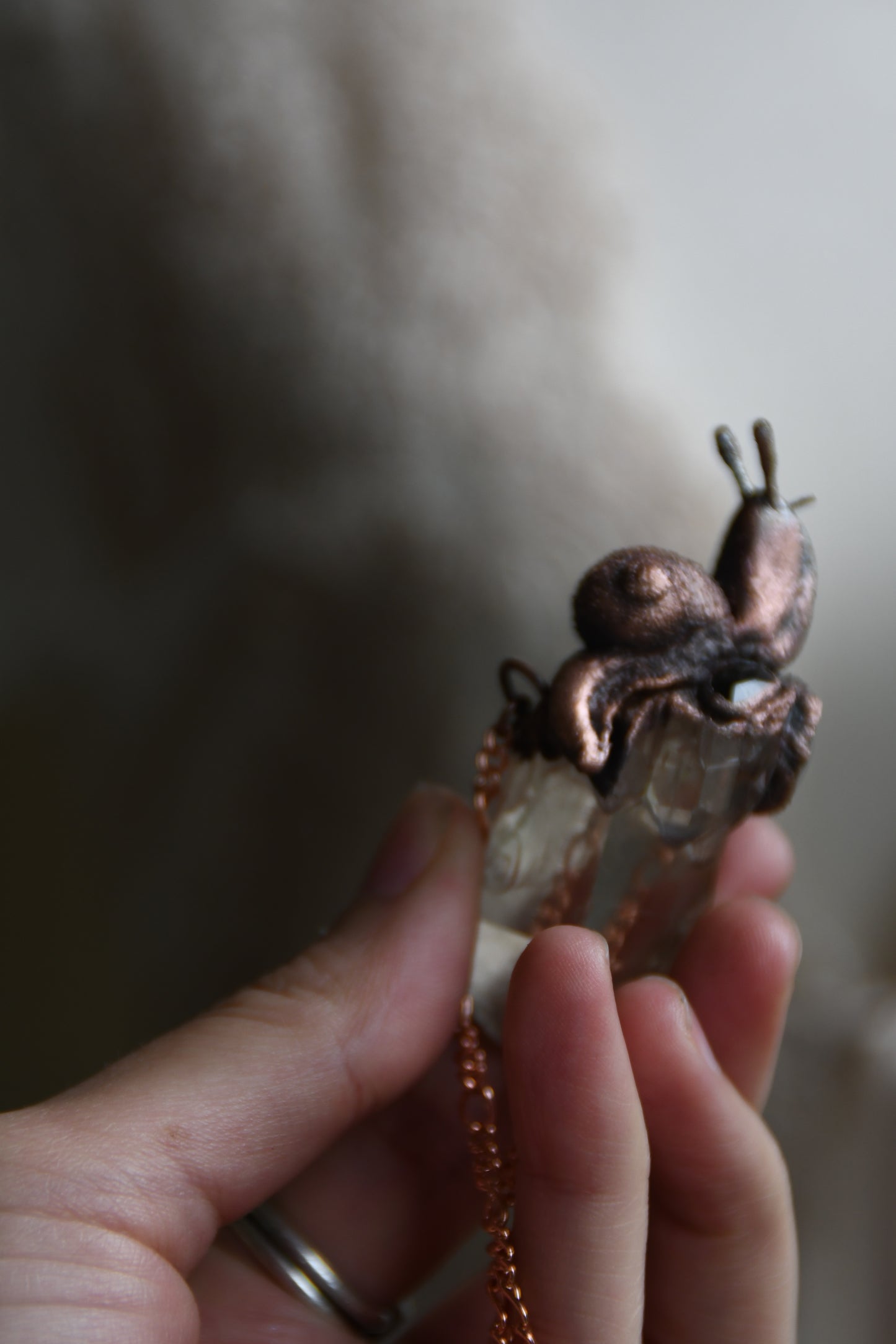 Relics: The Journey Story Weaver Copper Necklace