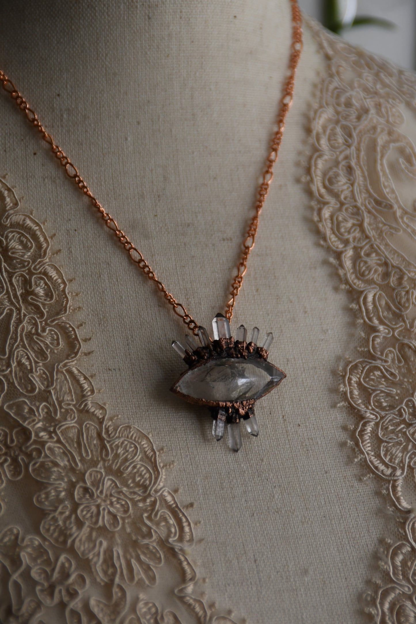 Ritual: Manifestation Protective Eye Copper Pendant