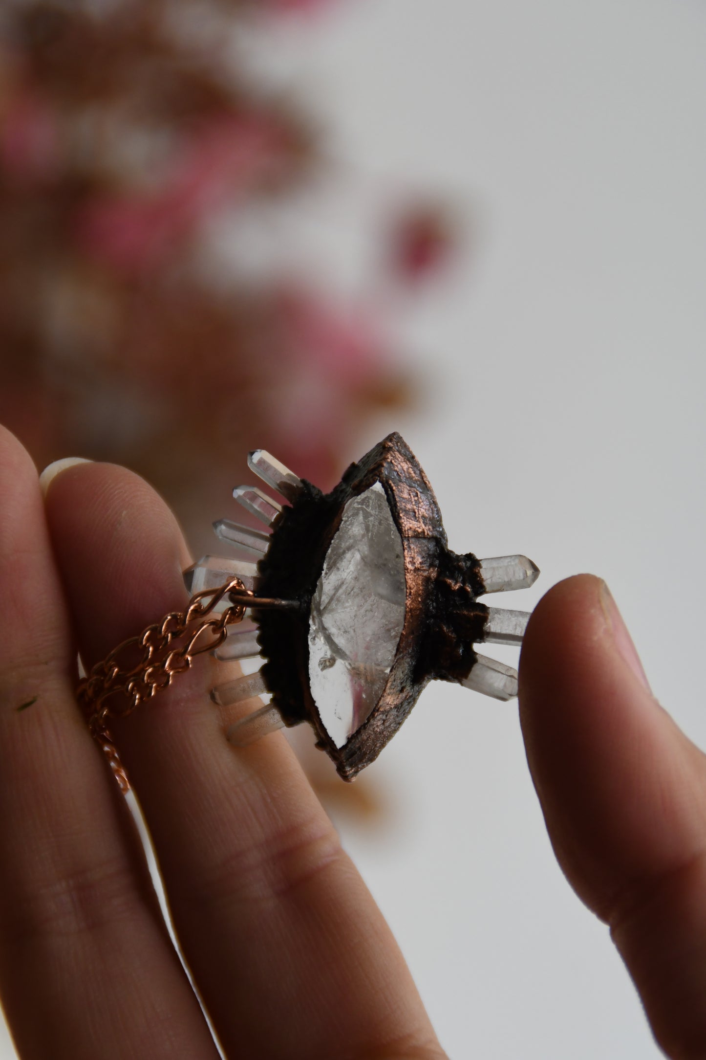 Ritual: Manifestation Protective Eye Copper Pendant