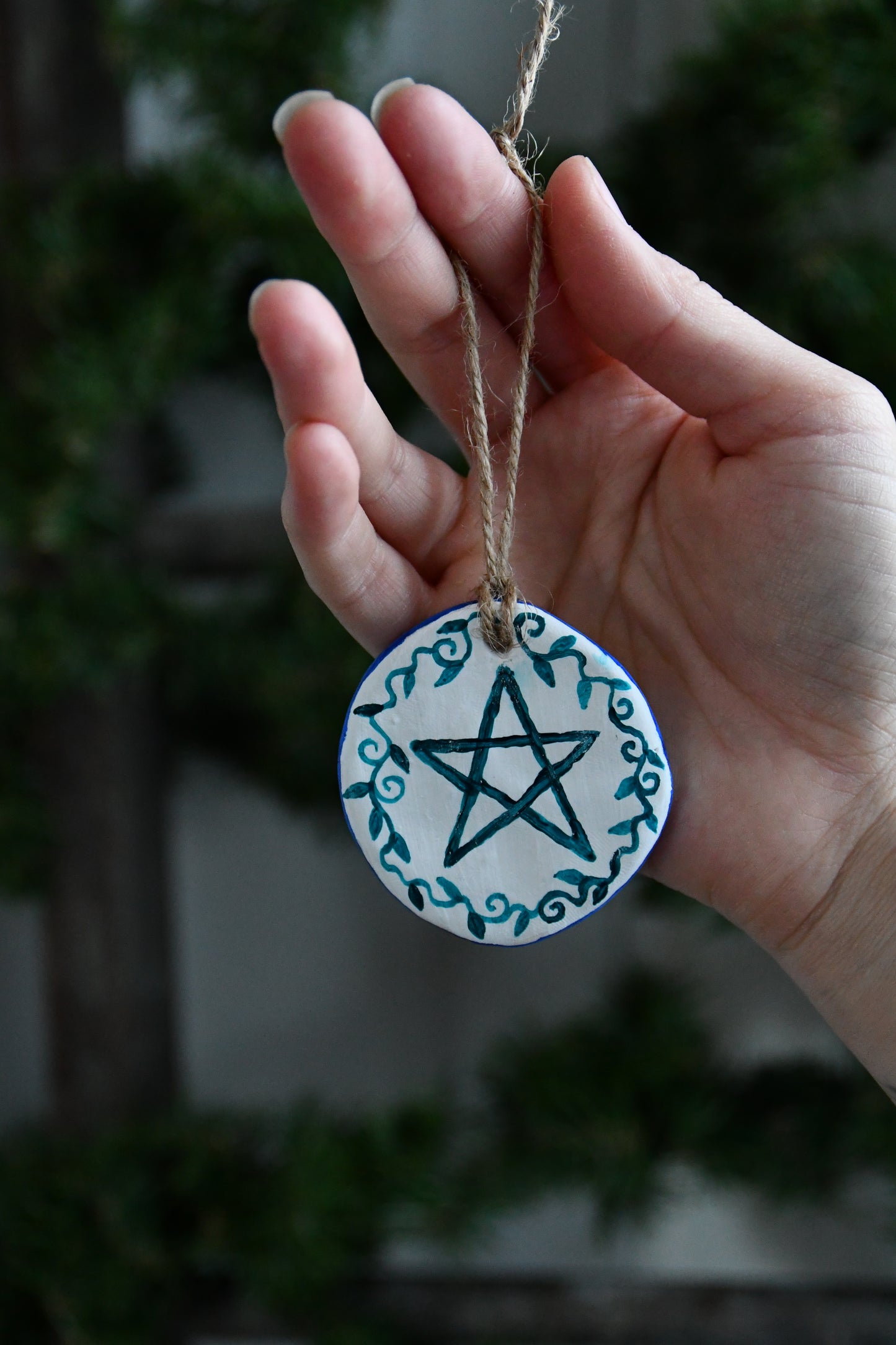 Hand Painted Polymer Clay Simple Ornaments