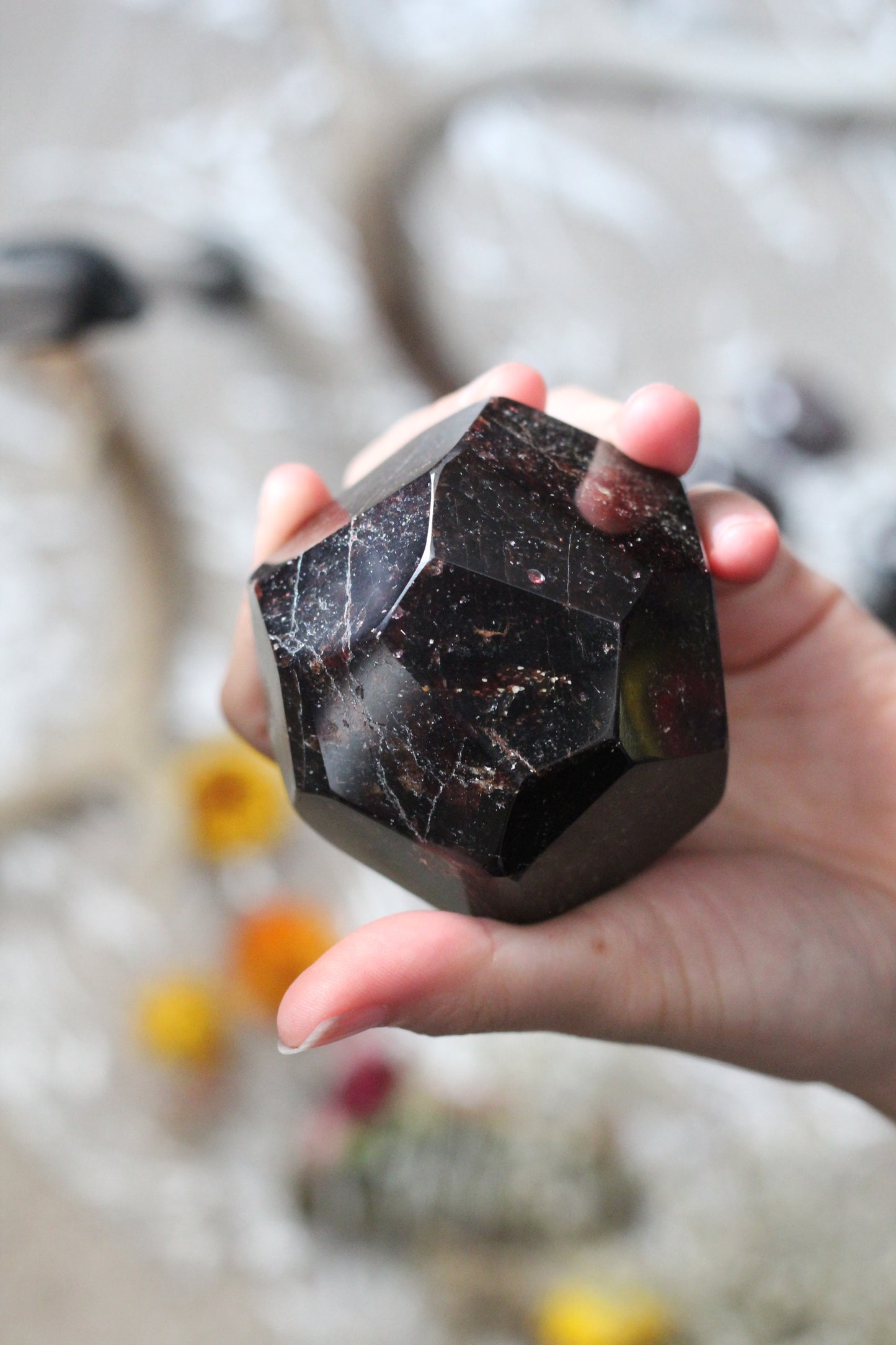 Garnet Dodecahedron No. 3