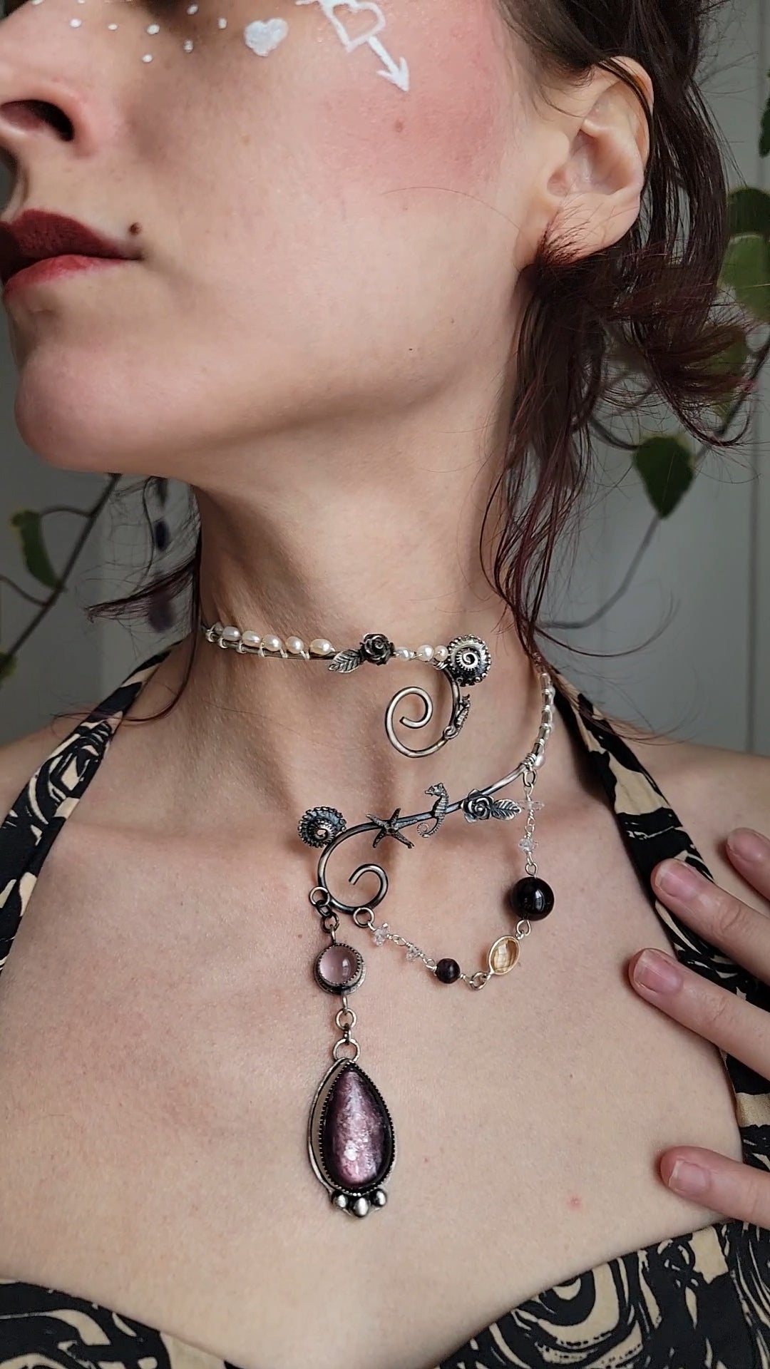 The Siren's Lore sterling silver choker