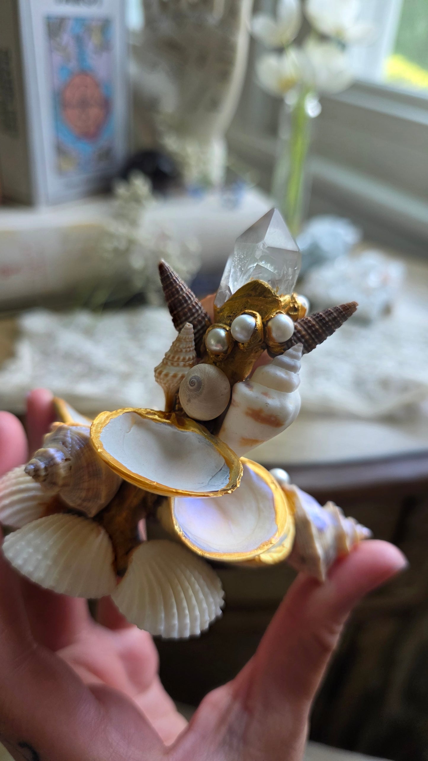 Aphrodite Real Shell Offering/Trinket Dish