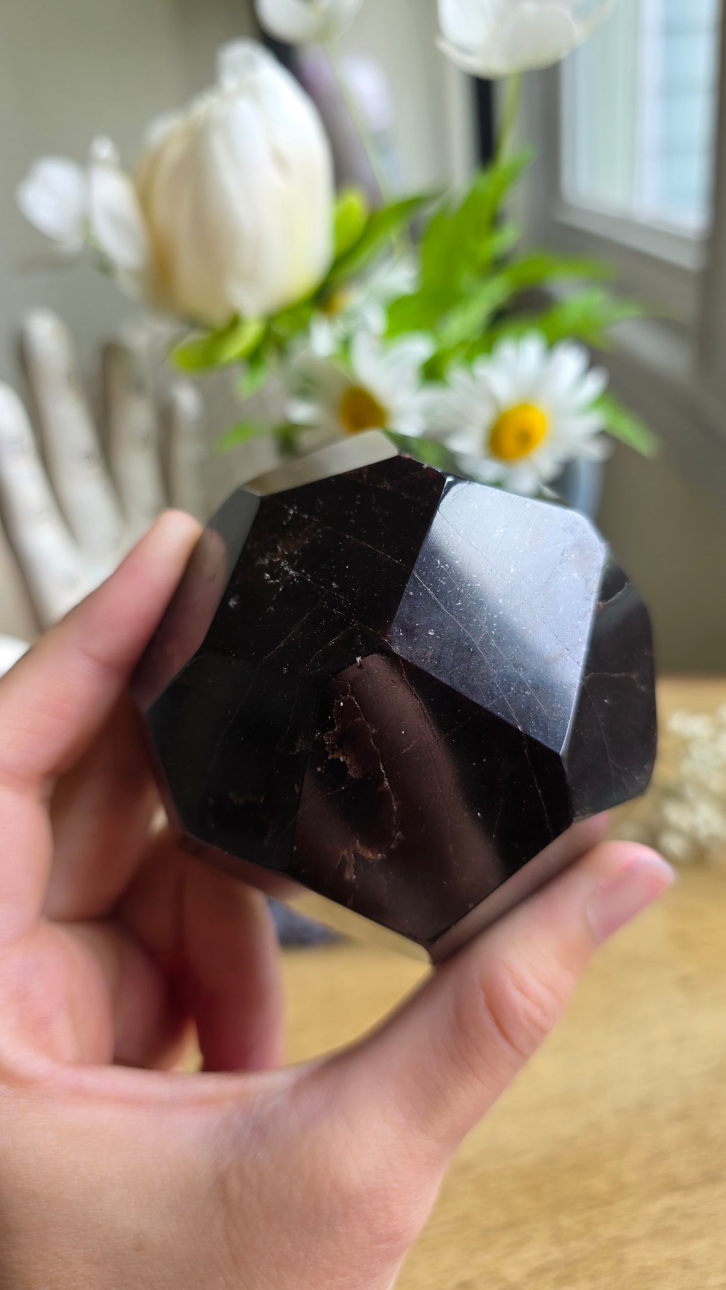 Garnet dodecahedron no.3