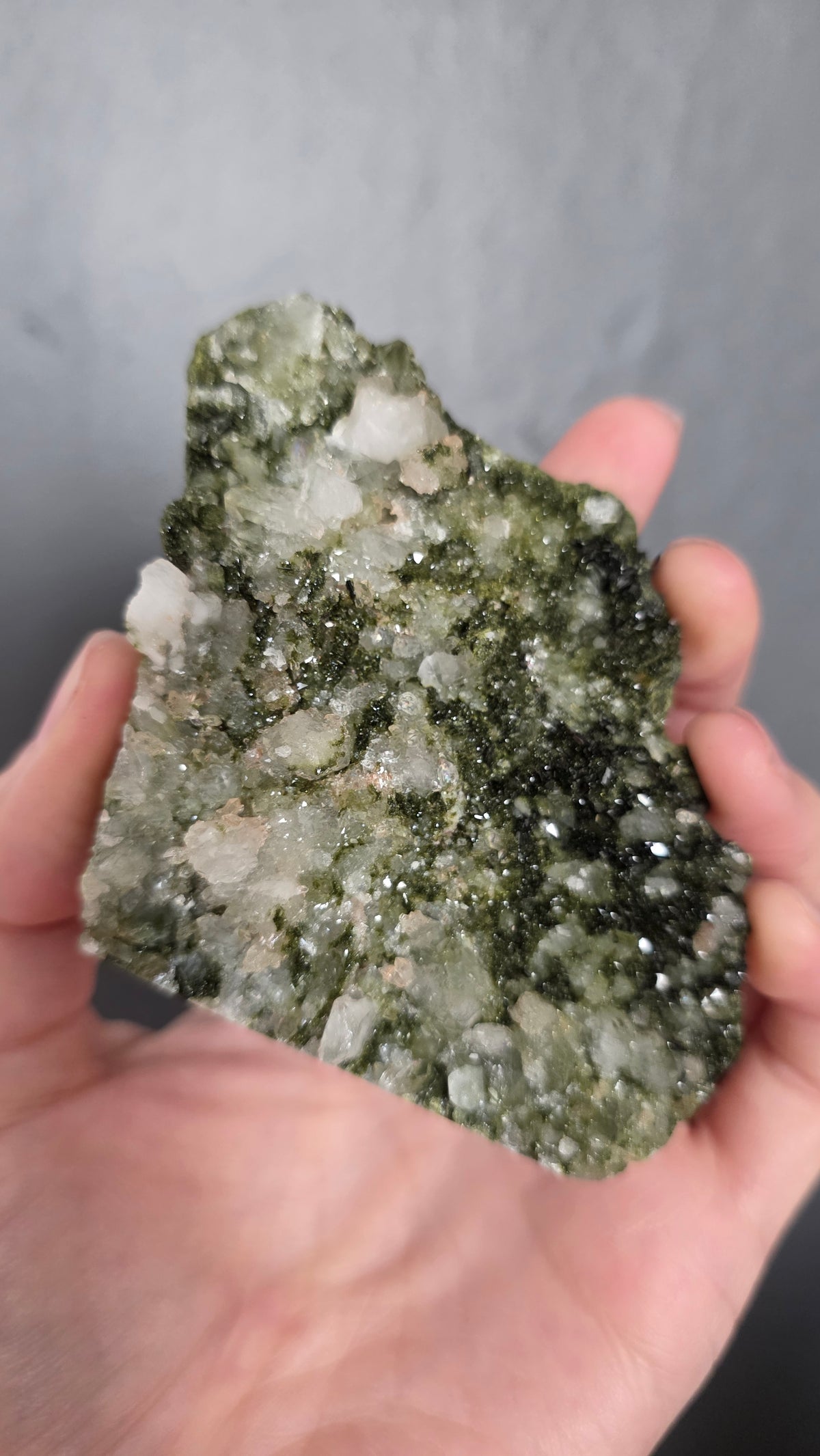 Epidote in Quartz