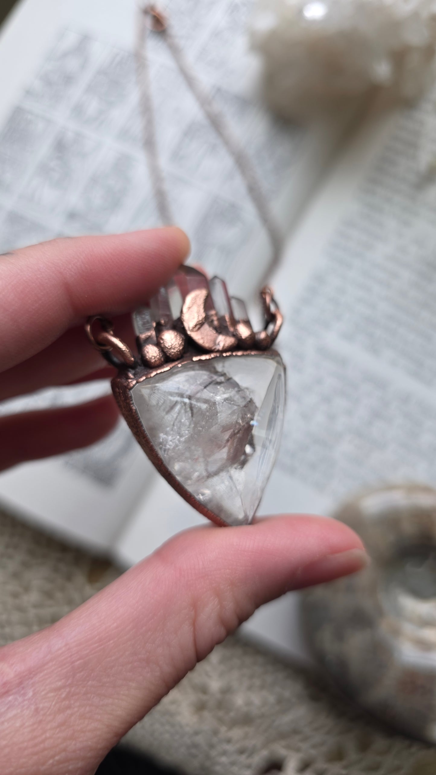 Stardust Manifestation Quartz Pendant