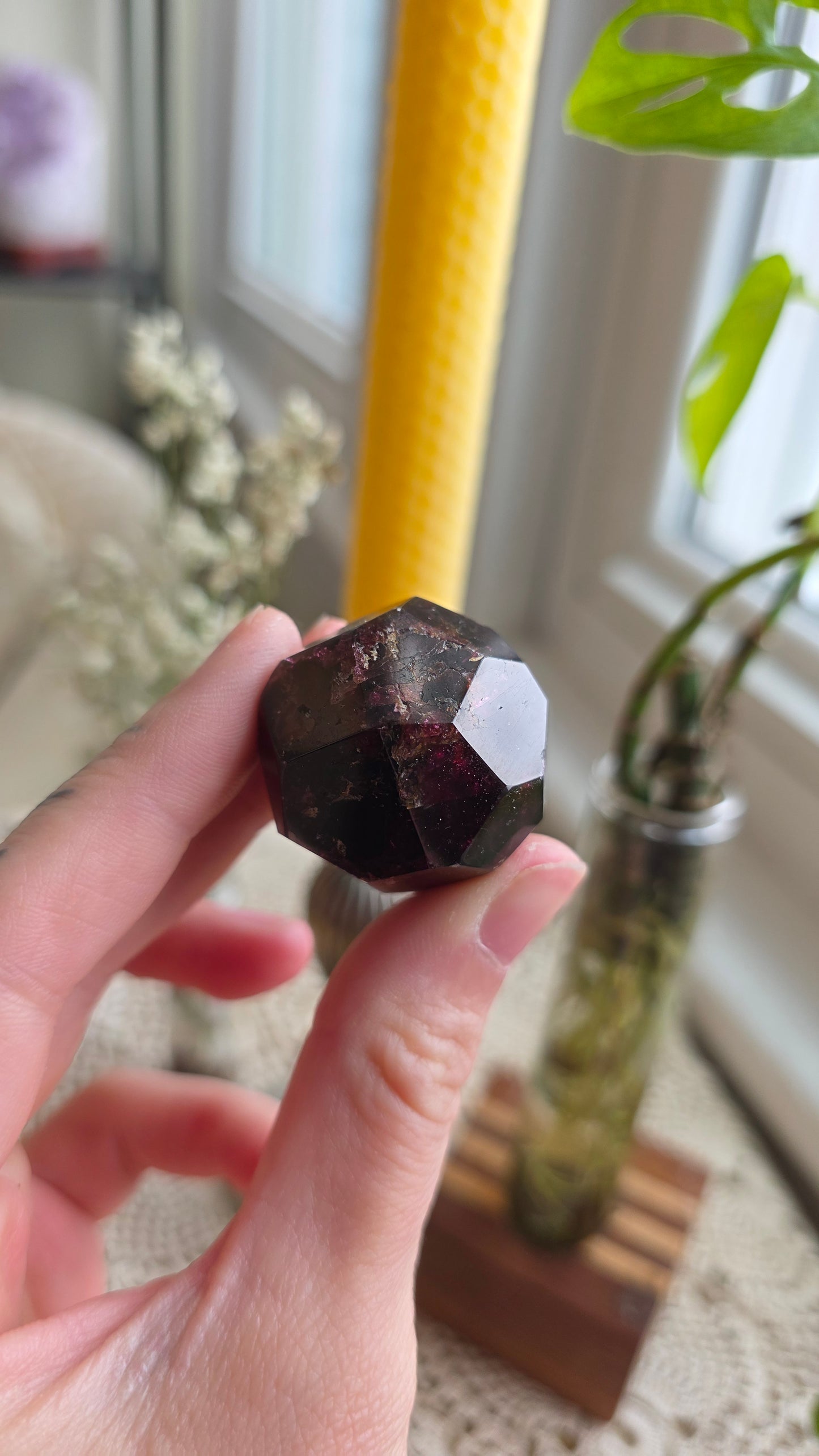 Raspberry Garnet Dodechahedron 6
