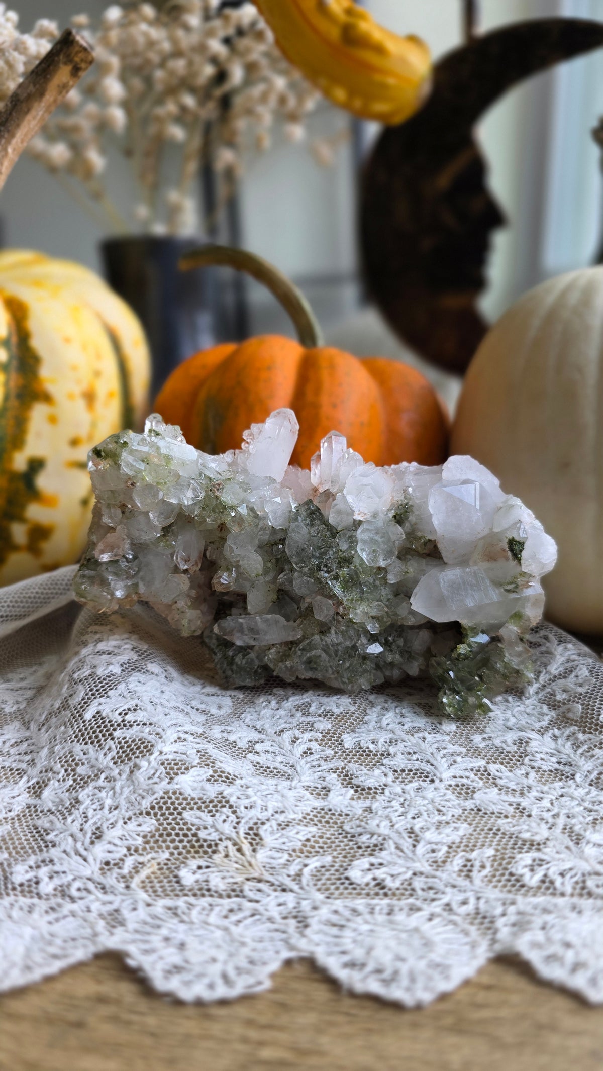 Epidote in Quartz