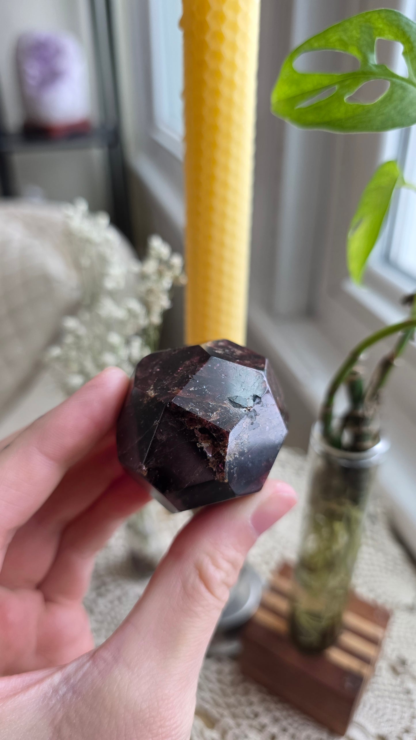 Raspberry Garnet Dodechahedron 3