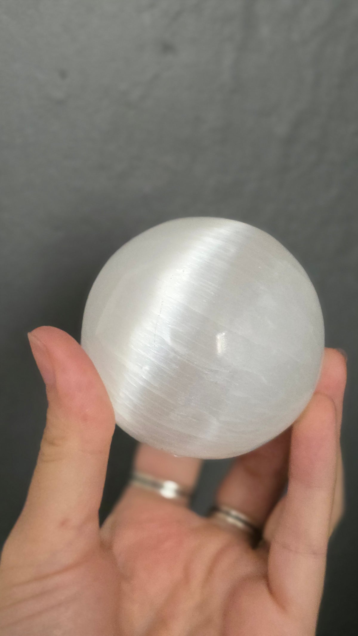 Selenite sphere