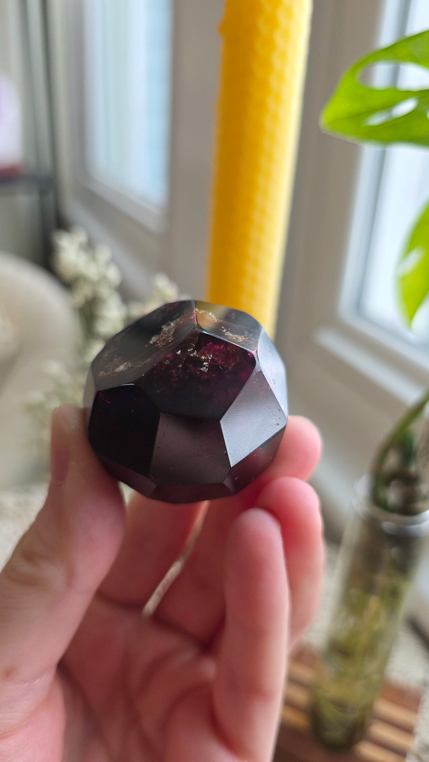 Raspberry Garnet Dodechahedron 8