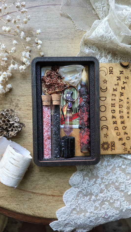 Luna: Wooden Ouija Spell and Pendulum Kit, Jdrewsilvers collaboration