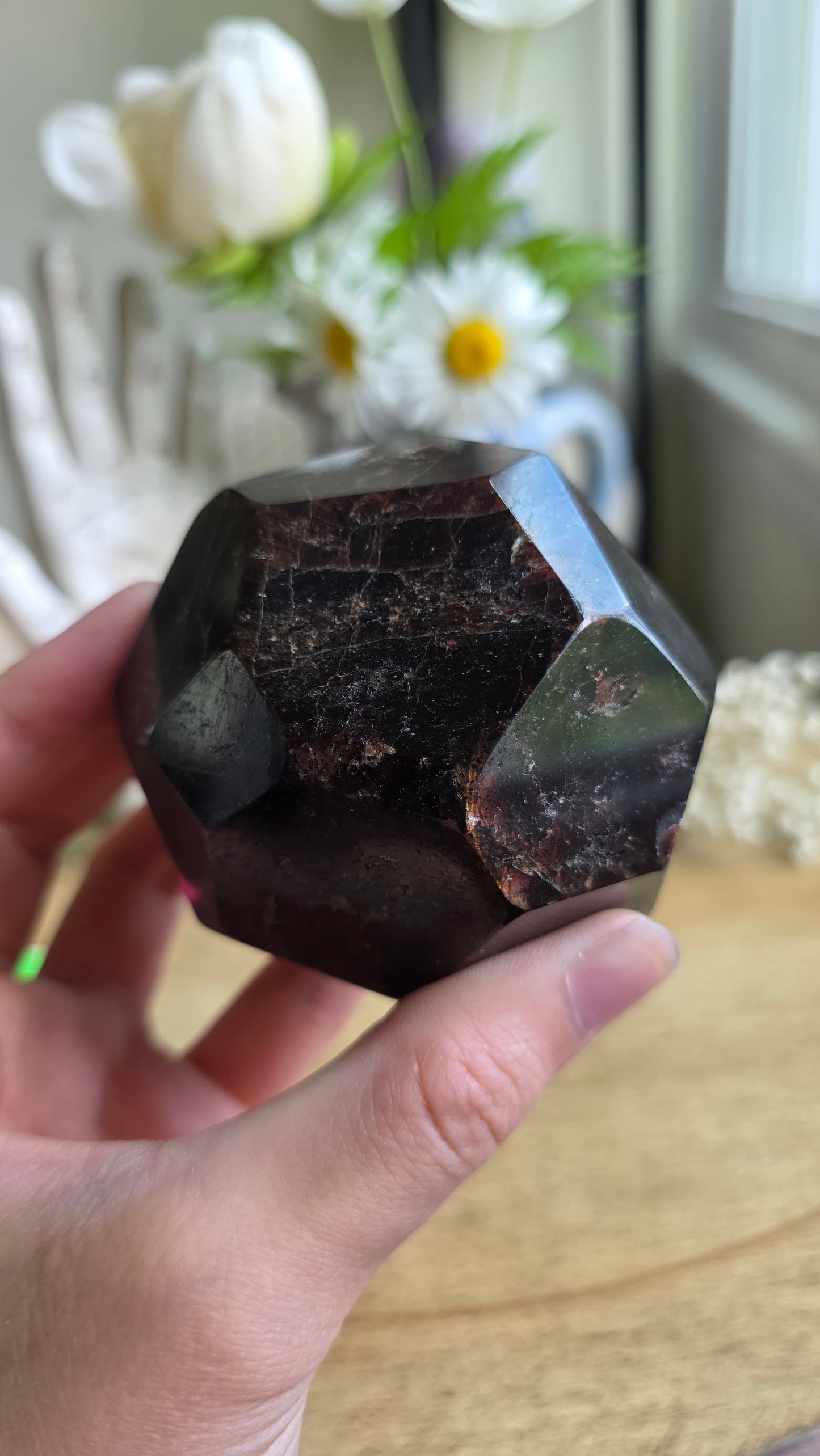 Garnet dodechahedron no. 4