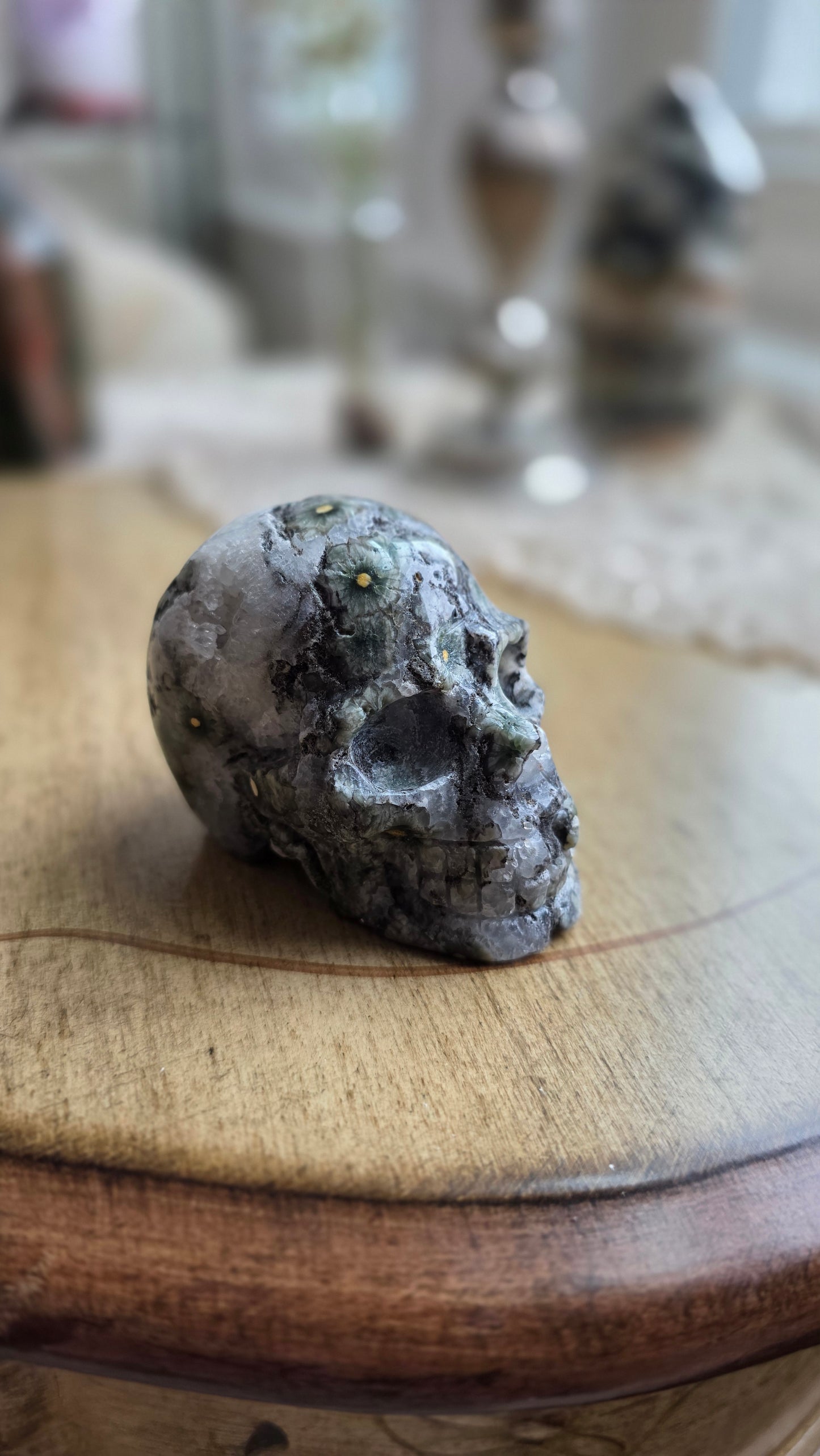 Ocean Jasper Skull 1