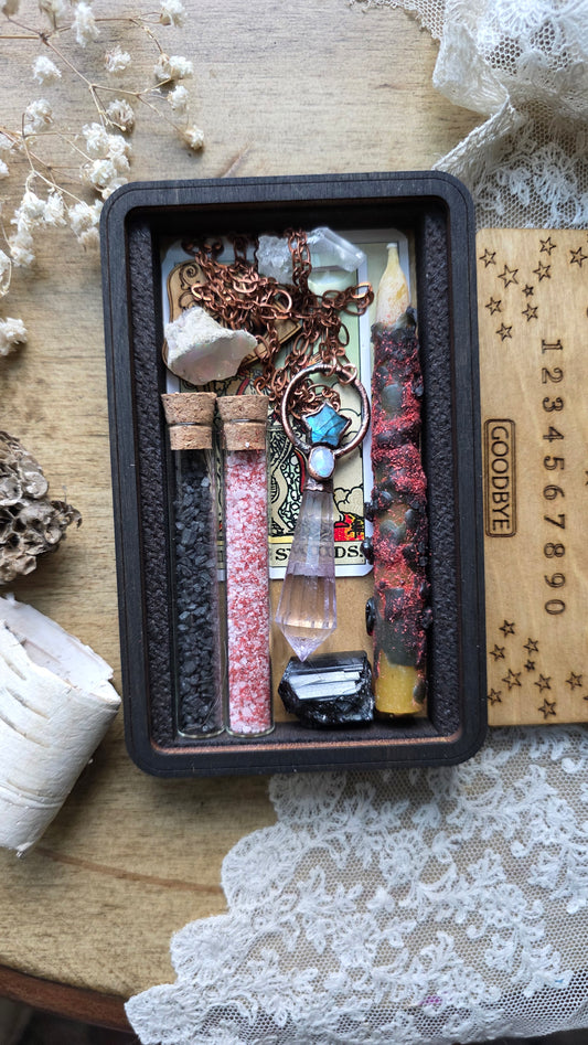 Astra: Wooden Ouija Spell and Pendulum Kit, Jdrewsilvers collaboration