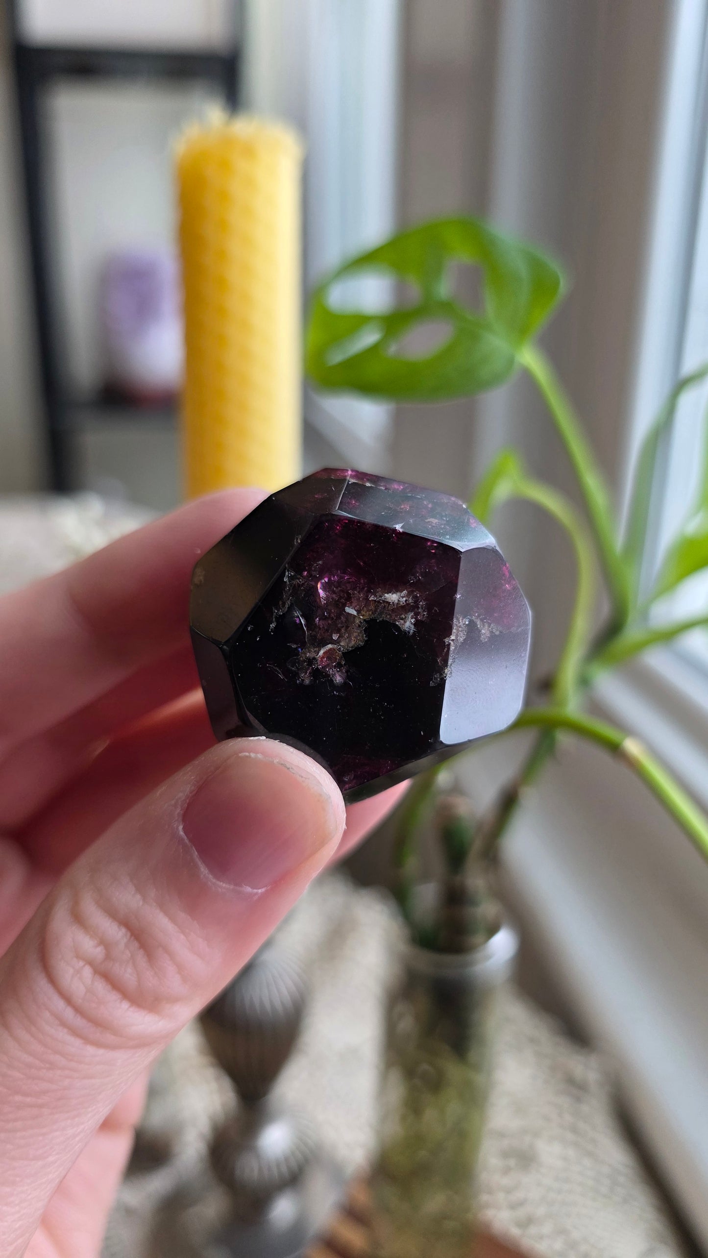 Raspberry Garnet Dodechahedron 14