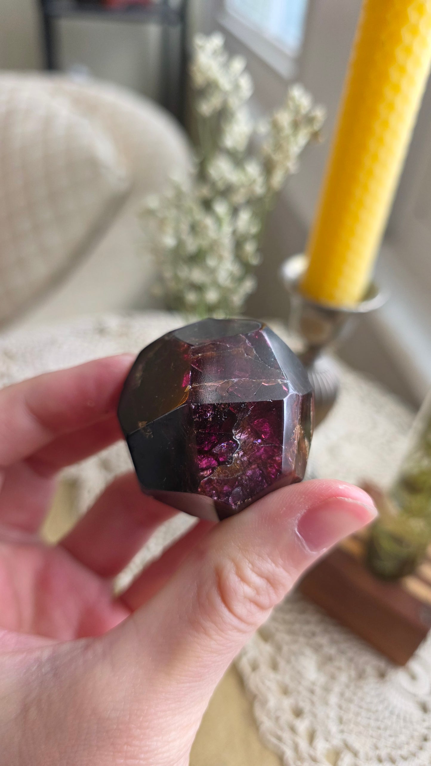 Raspberry Garnet Dodechahedron 5