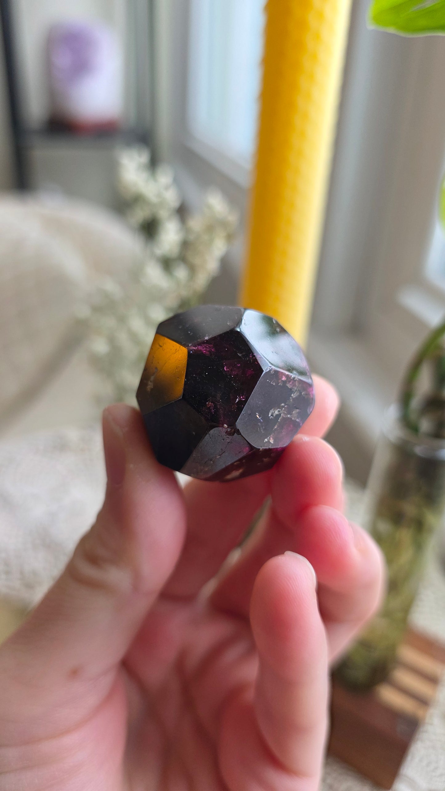 Raspberry Garnet Dodechahedron 6