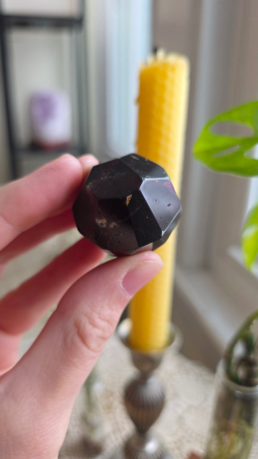 Raspberry Garnet Dodechahedron 9